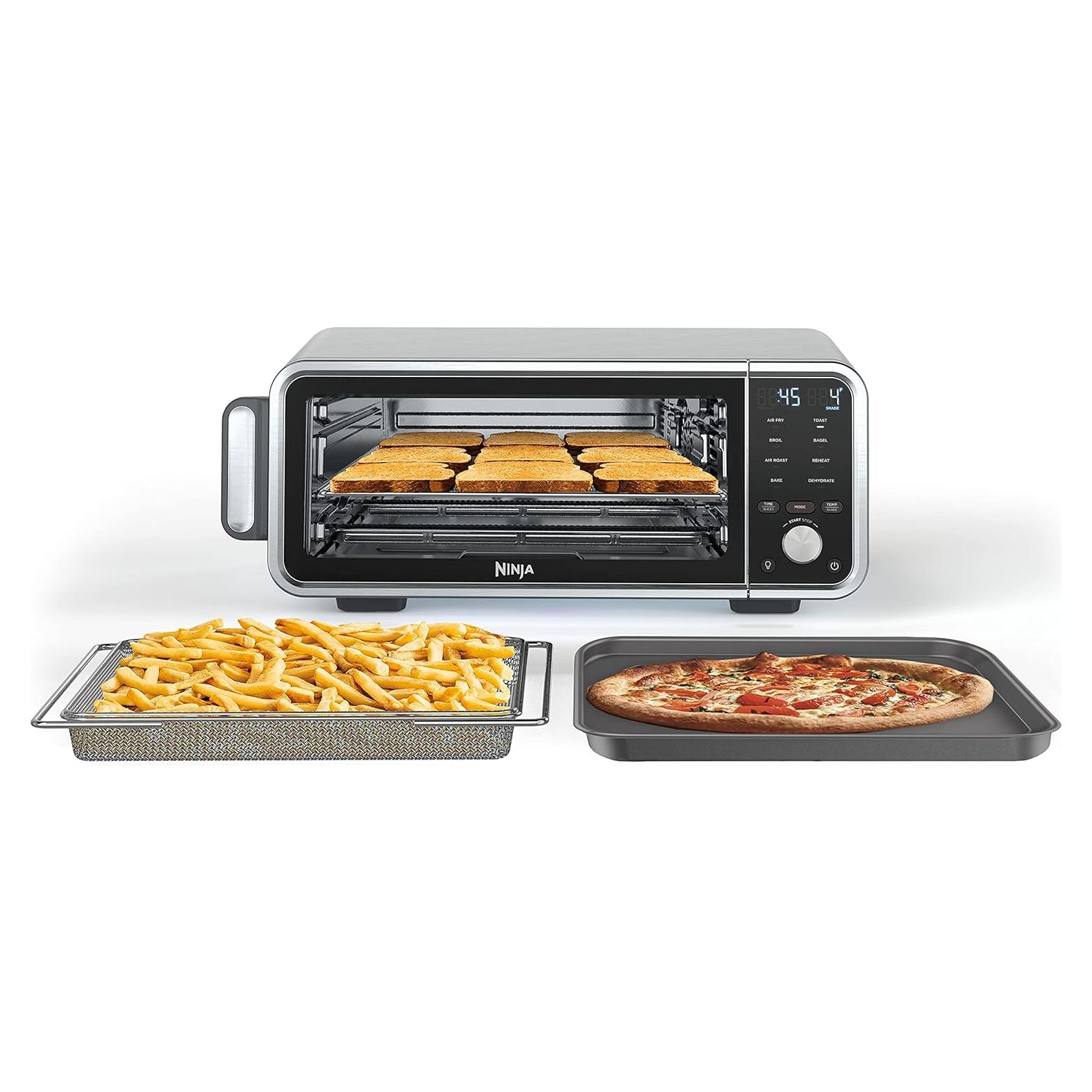 Horno Digital de Aire Fry Ninja SP201 8-en-1 XL Plata