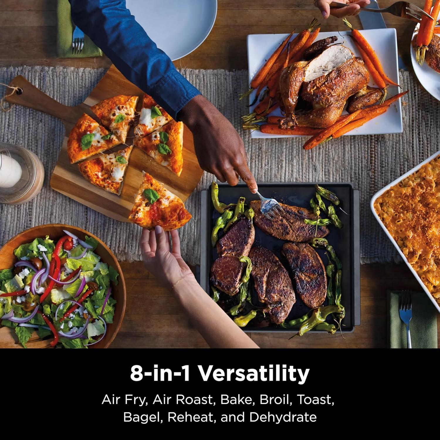 Horno Digital de Aire Fry Ninja SP201 8-en-1 XL Plata