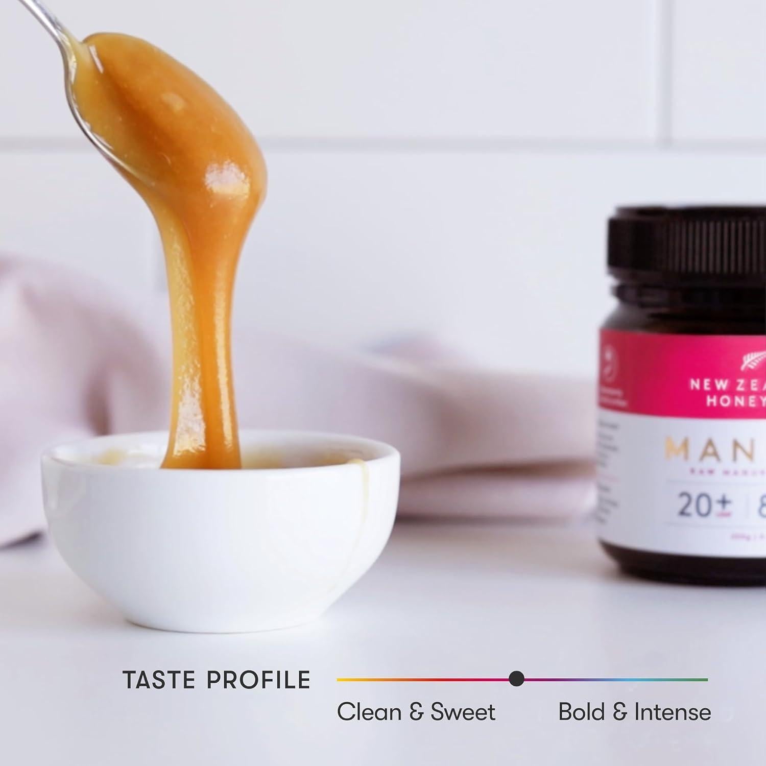 Miel Cruda Manuka UMF 20+ MGO 829+ New Zealand Honey Co. 500g