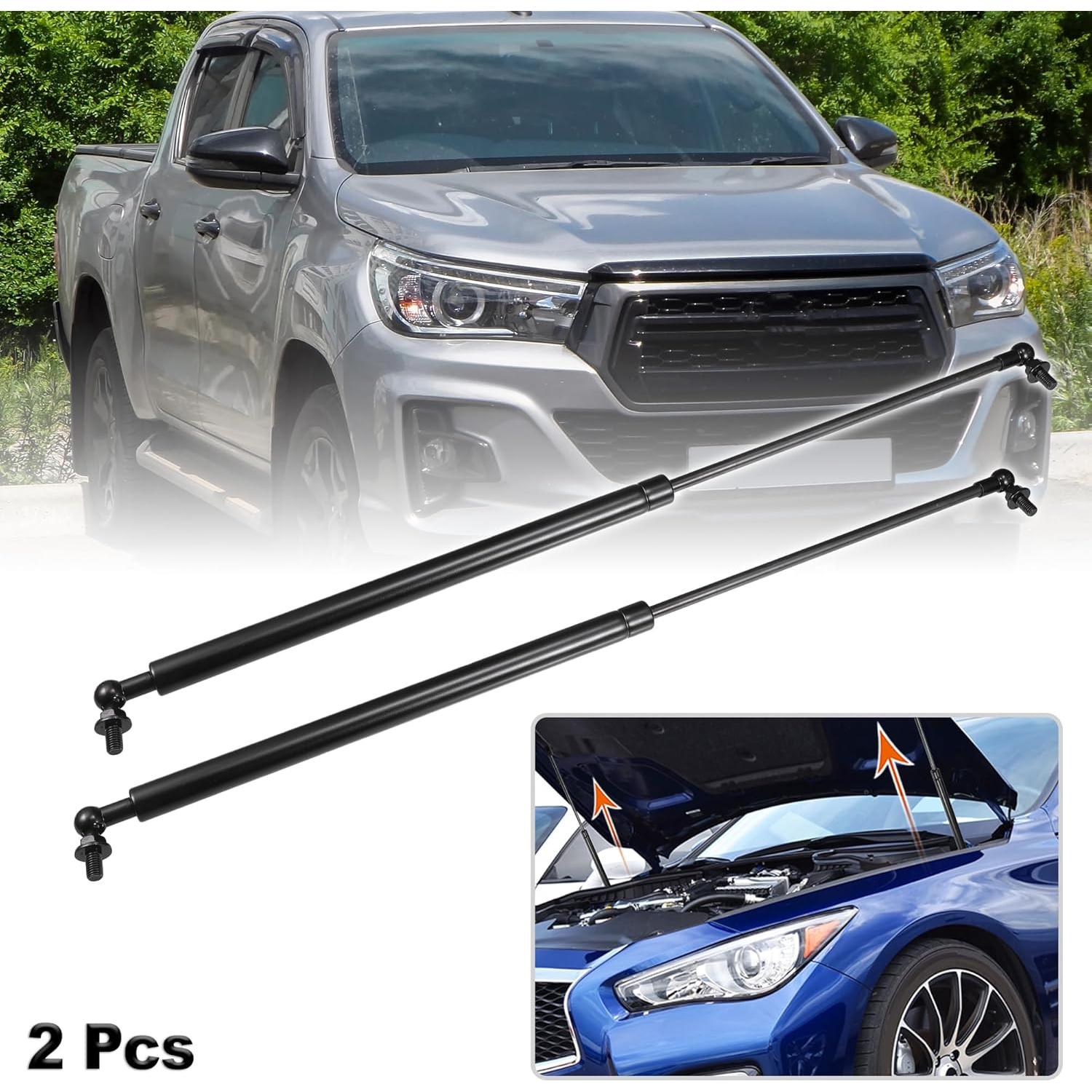 Soportes de Elevación del Capó Delantero X AUTOHAUX para Toyota Hilux SR5 2015-2019