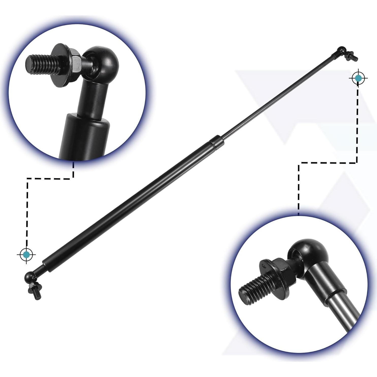 Soportes de Elevación del Capó Delantero X AUTOHAUX para Toyota Hilux SR5 2015-2019