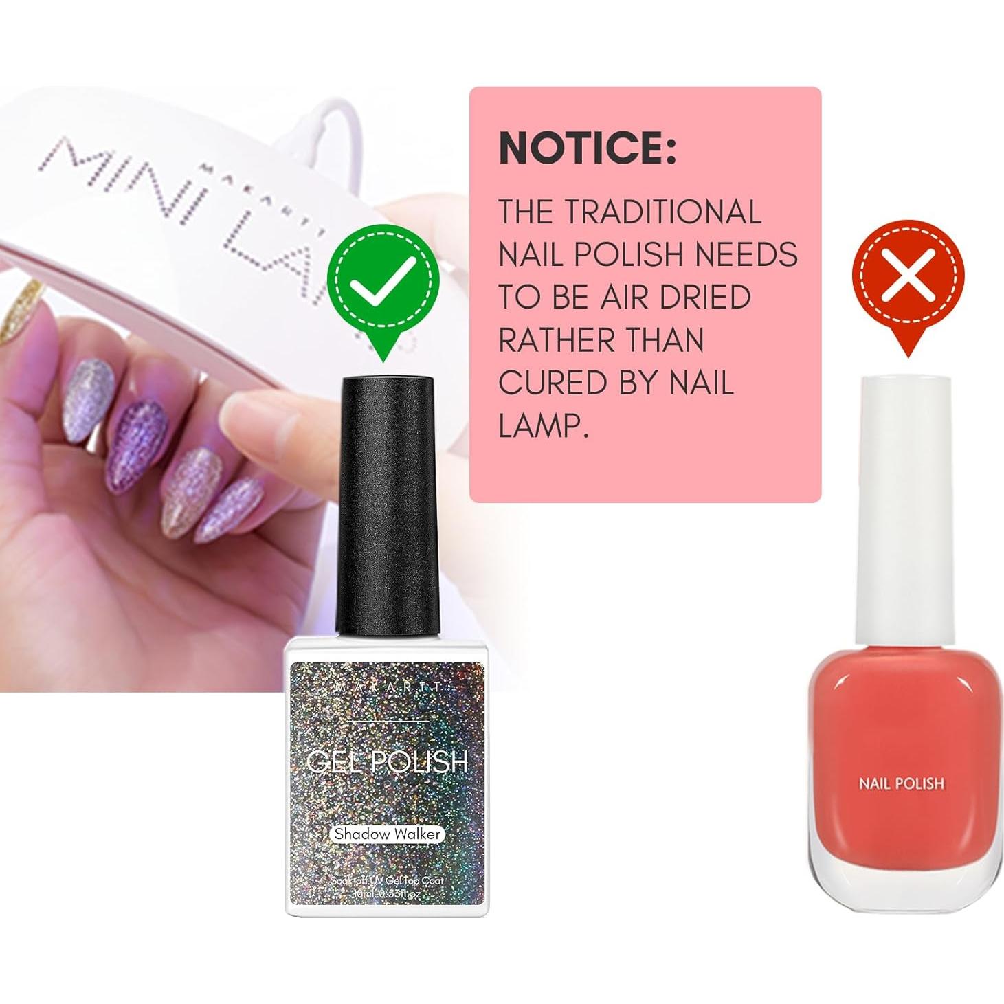 Lámpara UV LED Makartt Rosa 6W Portátil con Temporizador 60s