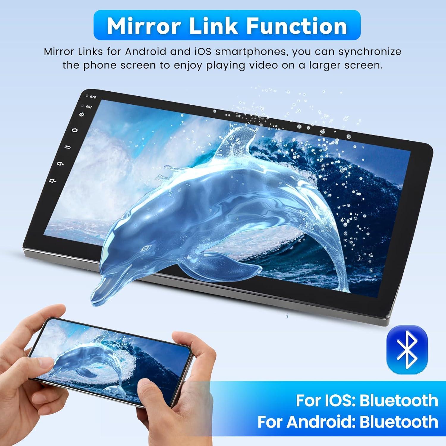 Estéreo de Coche Roinvou para Toyota Hilux 2015-2020 10.1"