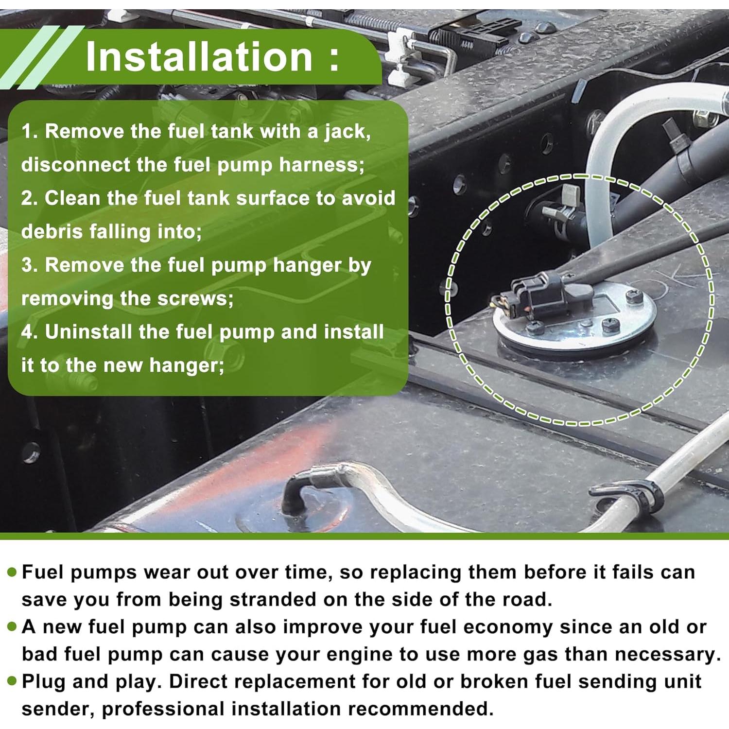 Soporte de Bomba de Combustible HOPESPANNER para Toyota 1983-1995