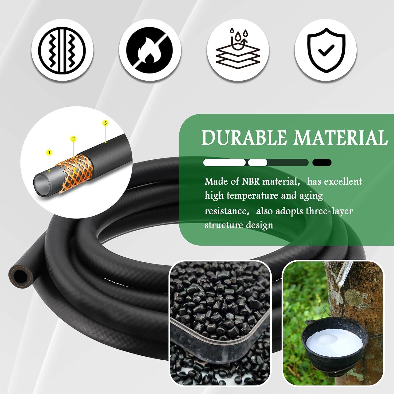 Kit Manguera de Combustible 5/16" YGDMD 3m 300PSI