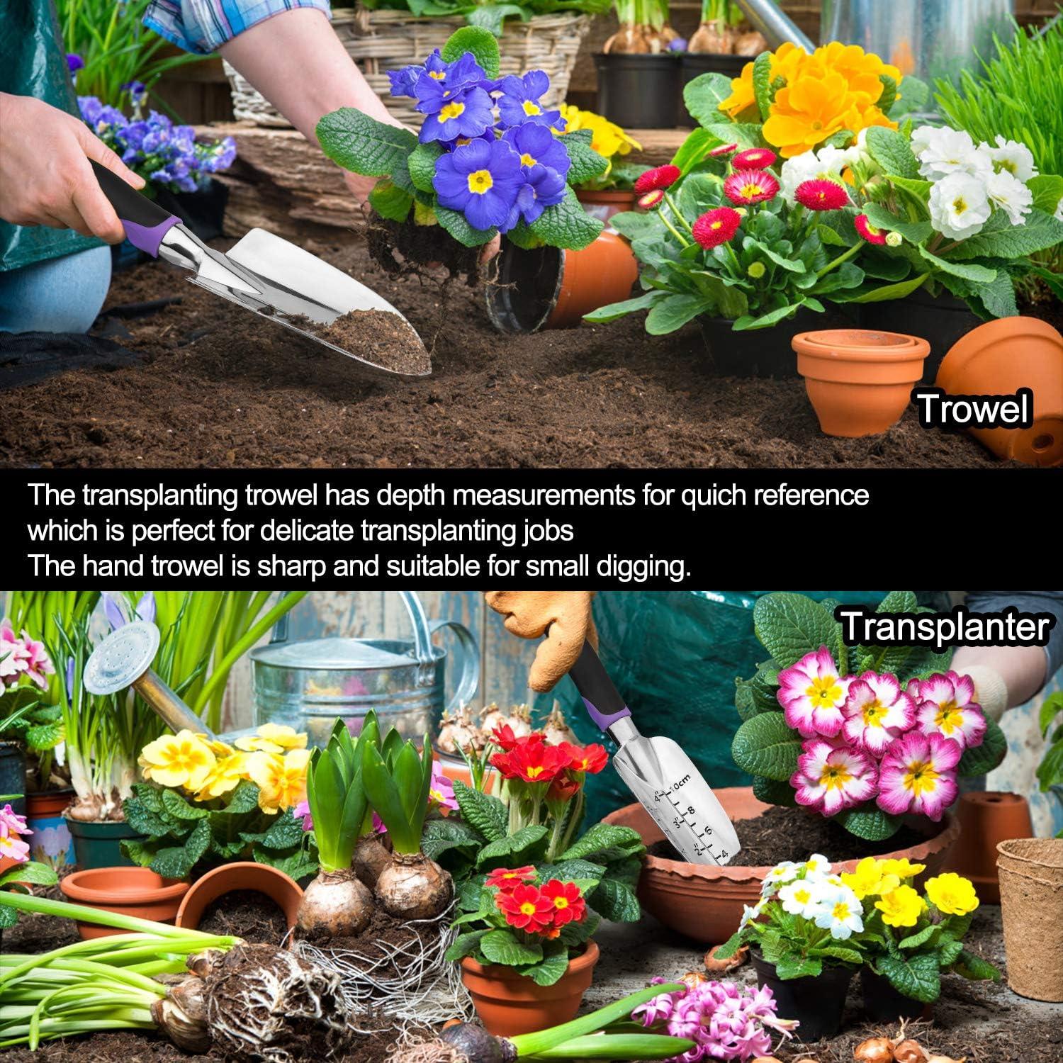 Juego de Herramientas de Jardín Tudoccy 83 Piezas Ergonómico