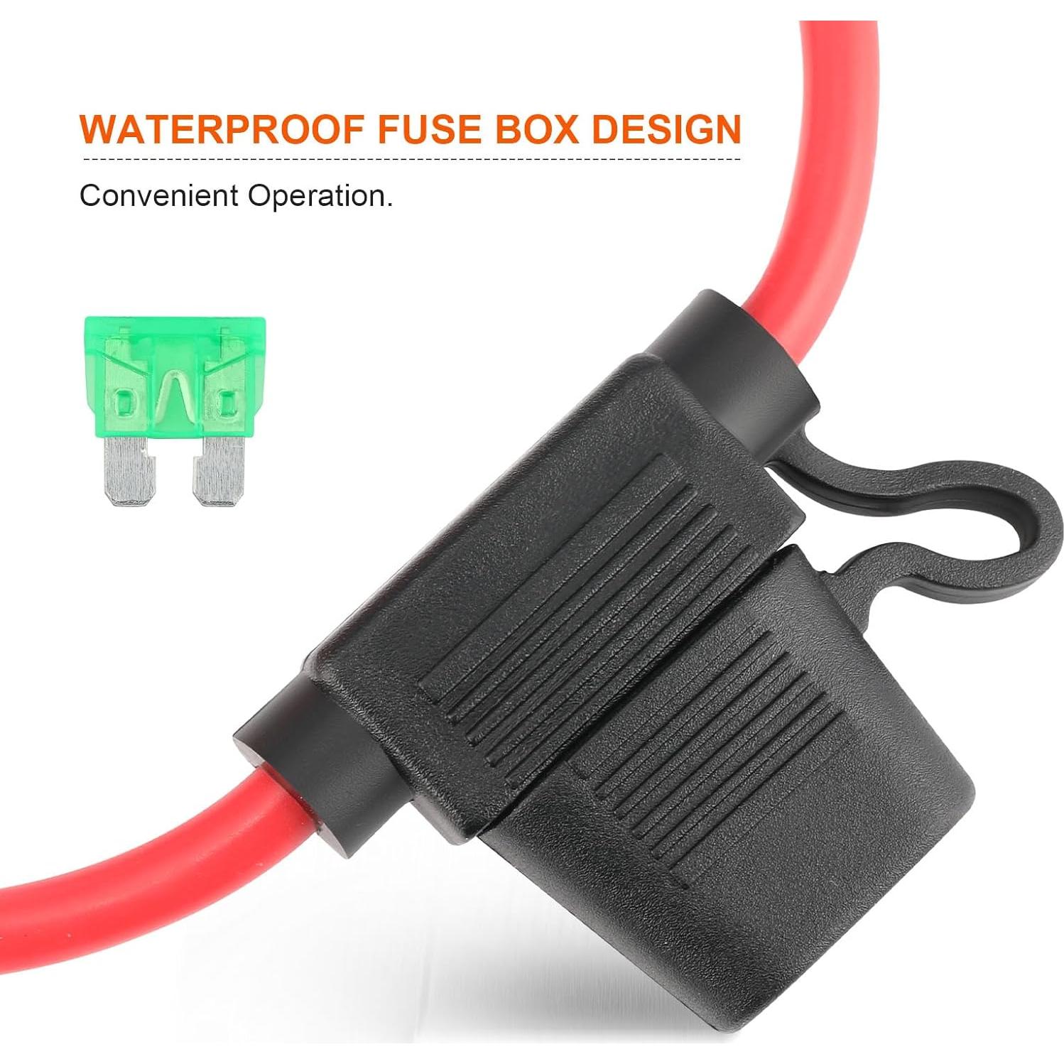 Kit de Relé de Bomba de Combustible ISINFLASH 12V 40A