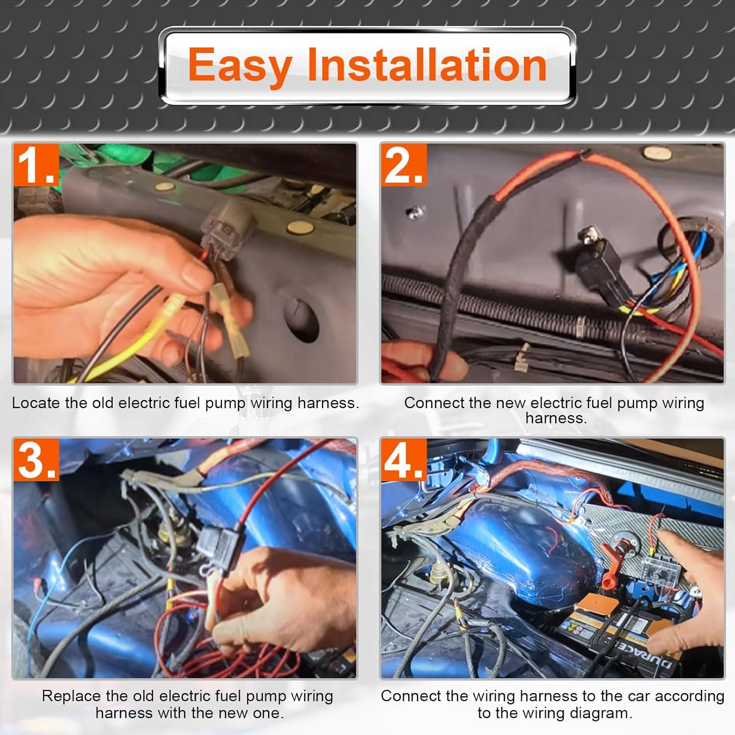 Kit de Relé de Bomba de Combustible ISINFLASH 12V 40A