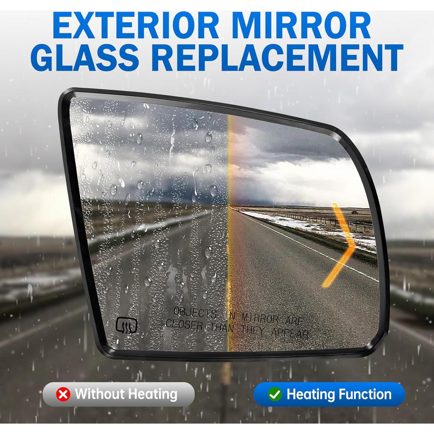 Espejo Calentado Lado Pasajero Toyota Sequoia Tundra 2008-2020