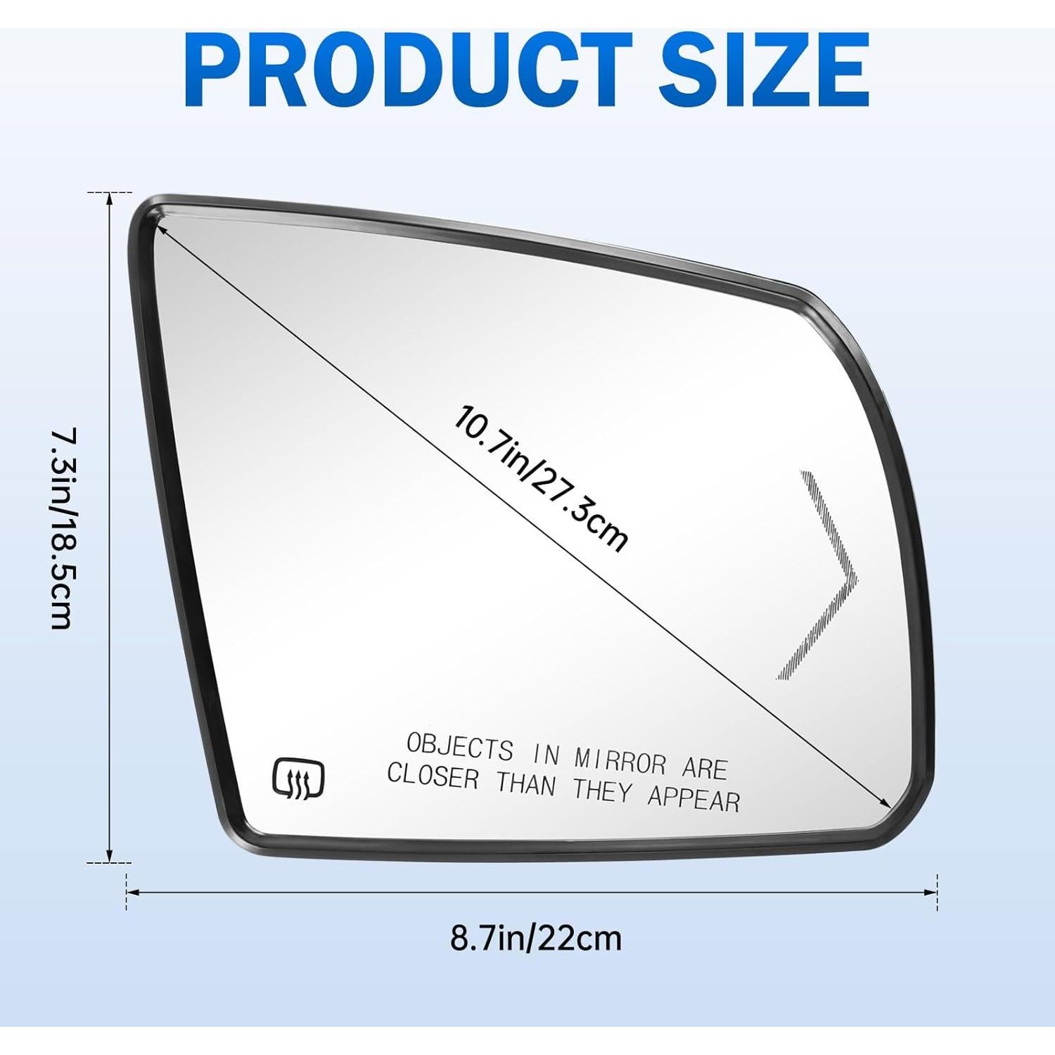 Espejo Calentado Lado Pasajero Toyota Sequoia Tundra 2008-2020