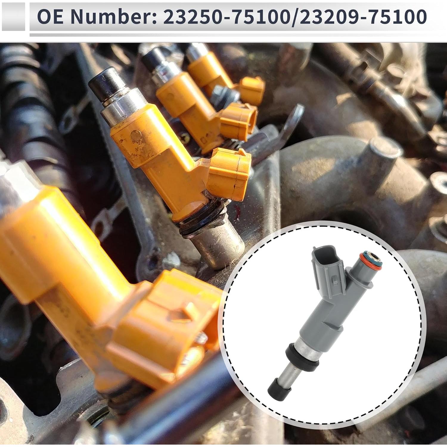 Inyector de combustible RATCHROLL para Toyota Tacoma 2.7L 2005-2016