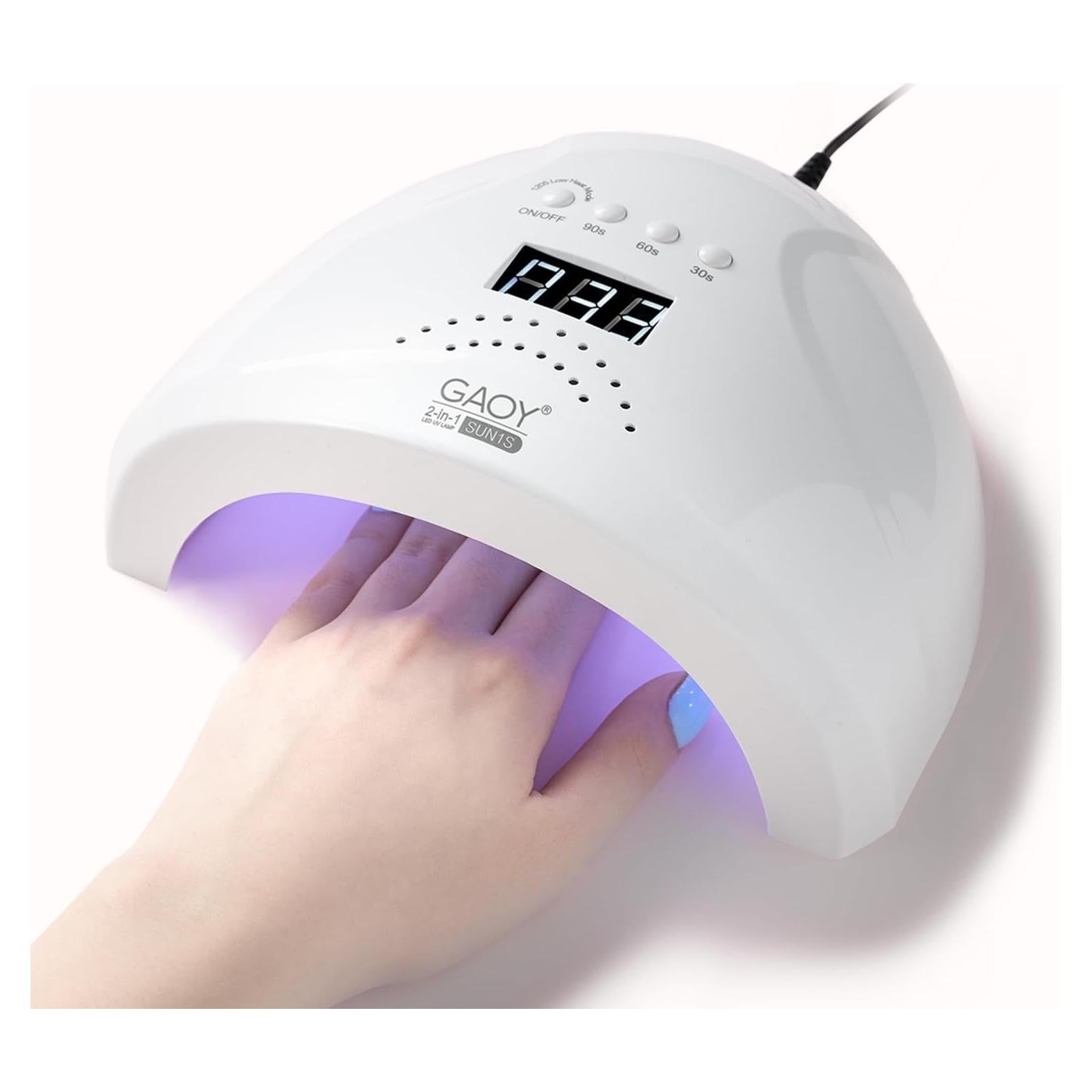 Lámpara de Uñas UV LED GAOY L011 con Pantalla LCD