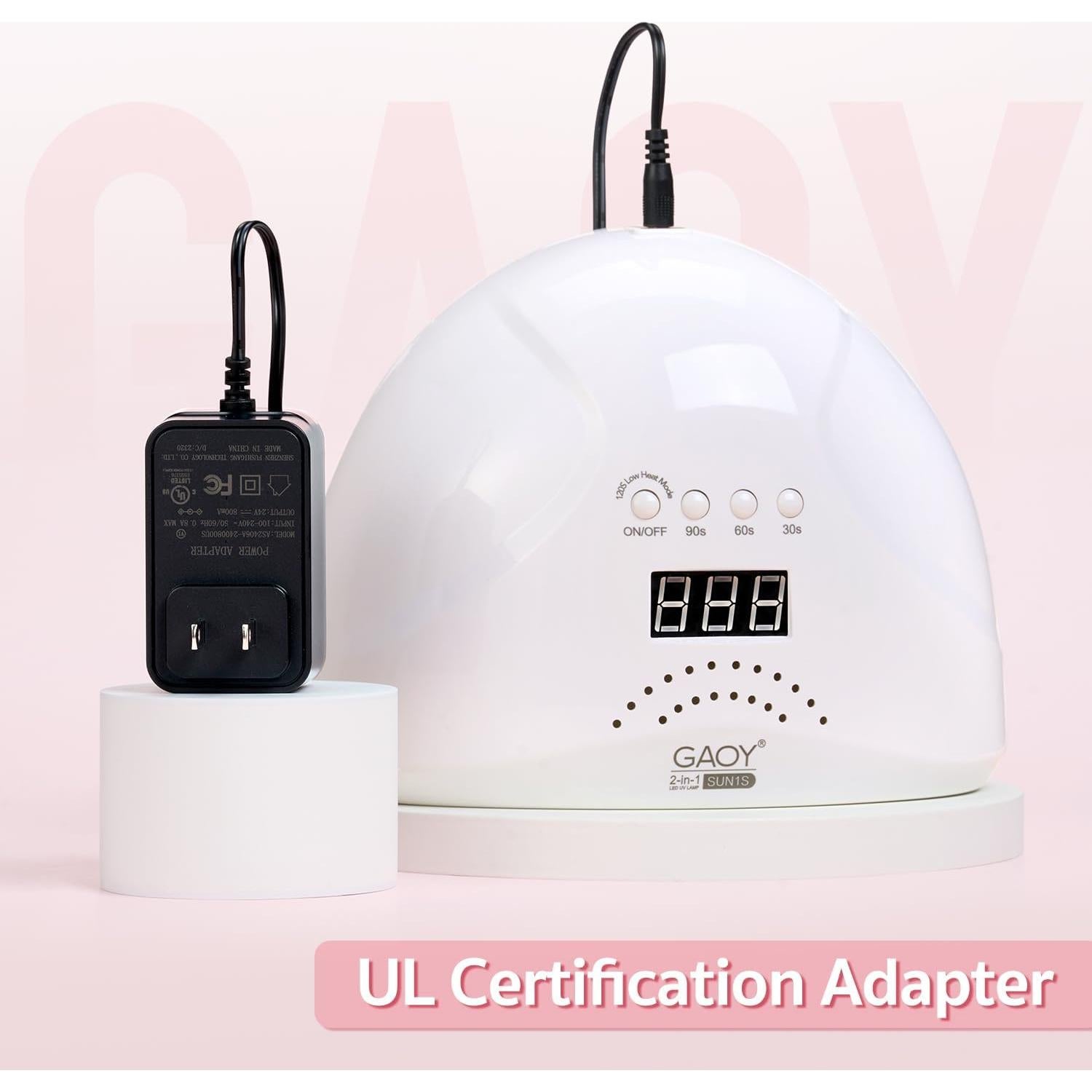 Lámpara de Uñas UV LED GAOY L011 con Pantalla LCD