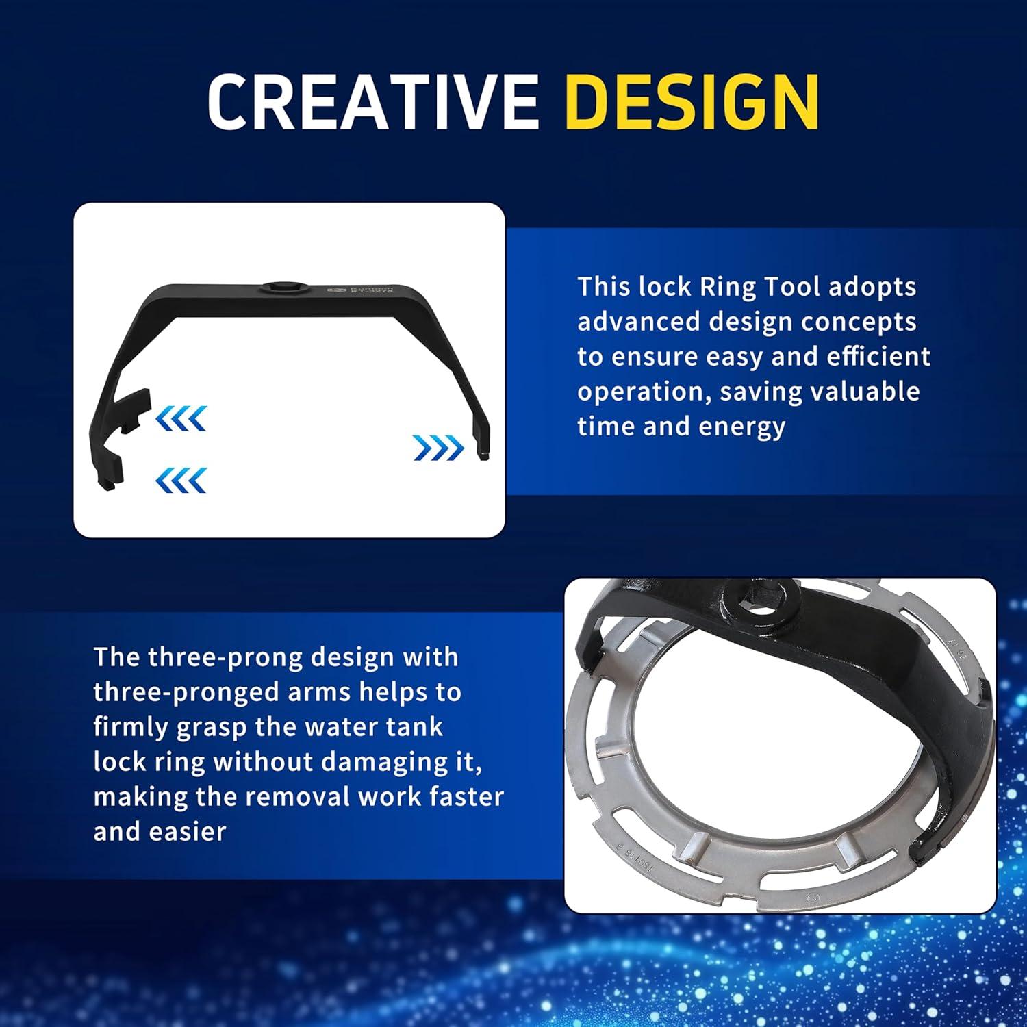 Herramienta de Anillo de Bloqueo Kuntech para Tanque de Combustible