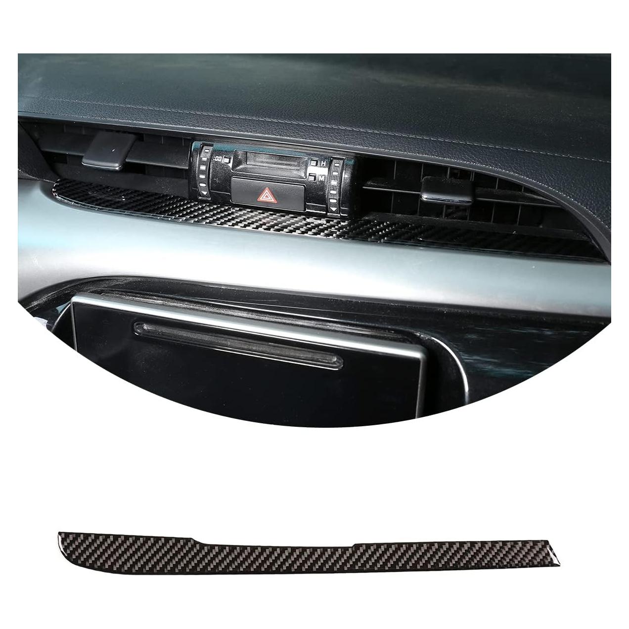 Tira de Marco de Ventilación Central Toyota Hilux 2015-2021 Fibra Carbono