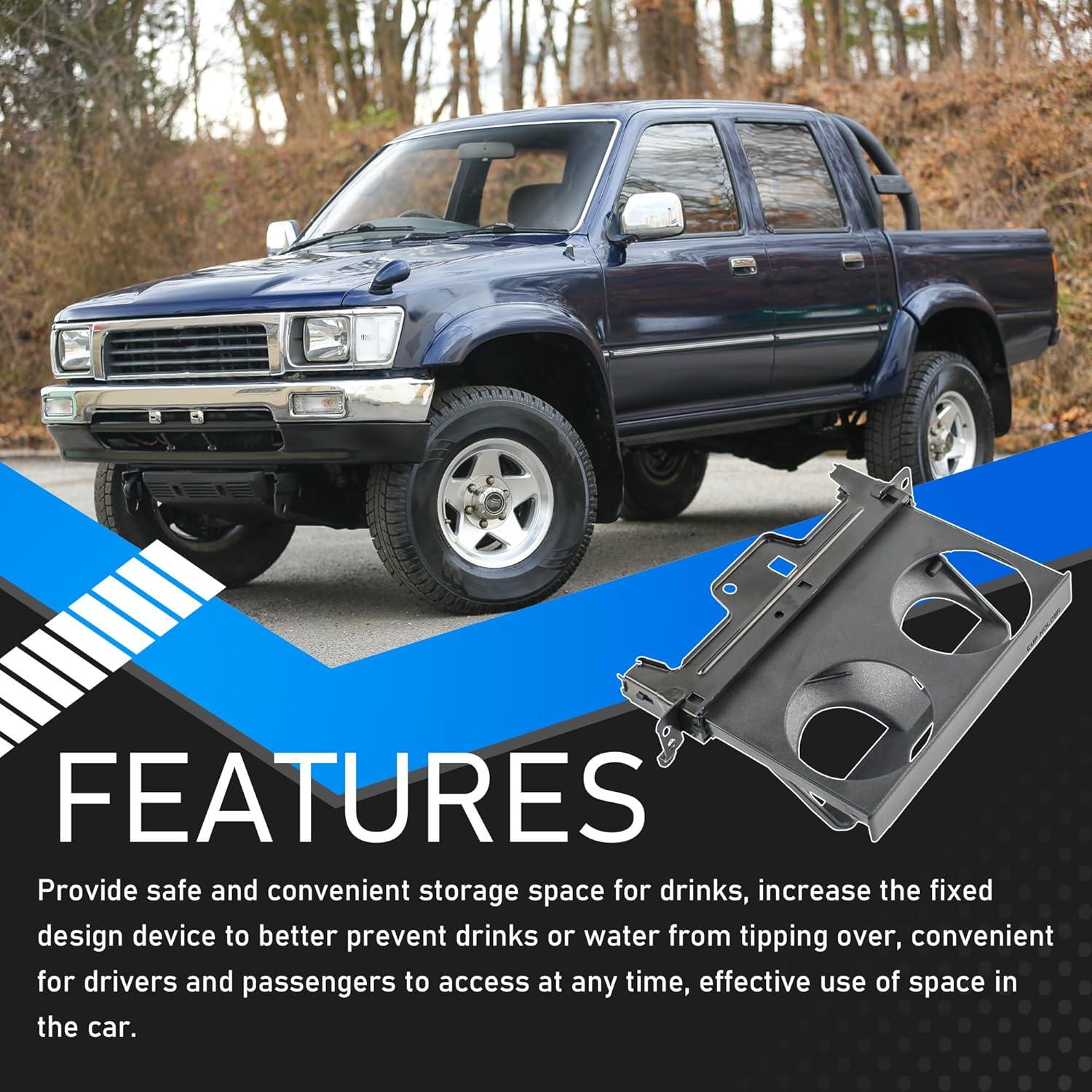 Soporte Central para Tazas YzusGomumu Toyota 4Runner Hilux 1989-1995