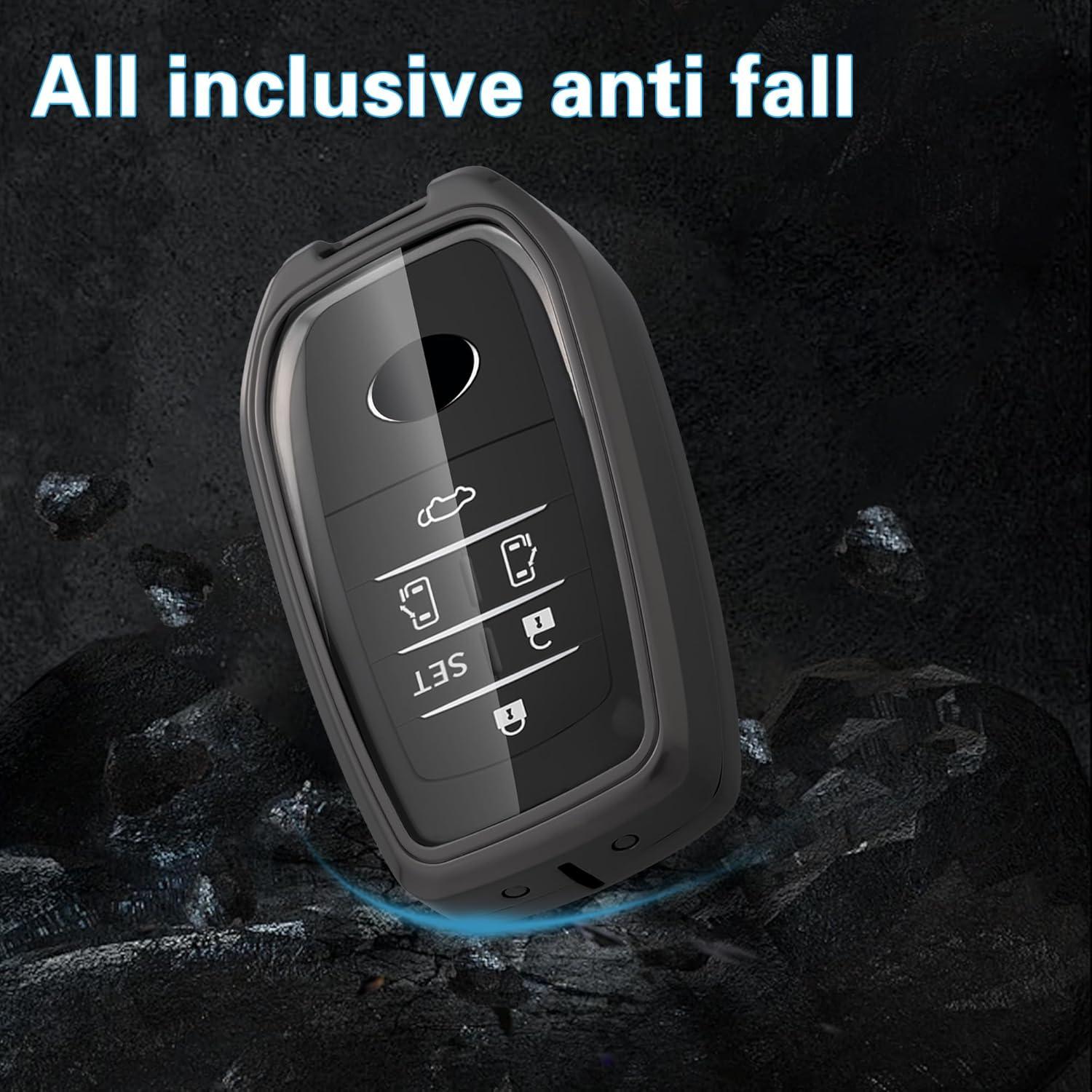 Cubierta de llavero Toyota Qunzes METFORDB Marrón 2019-2025