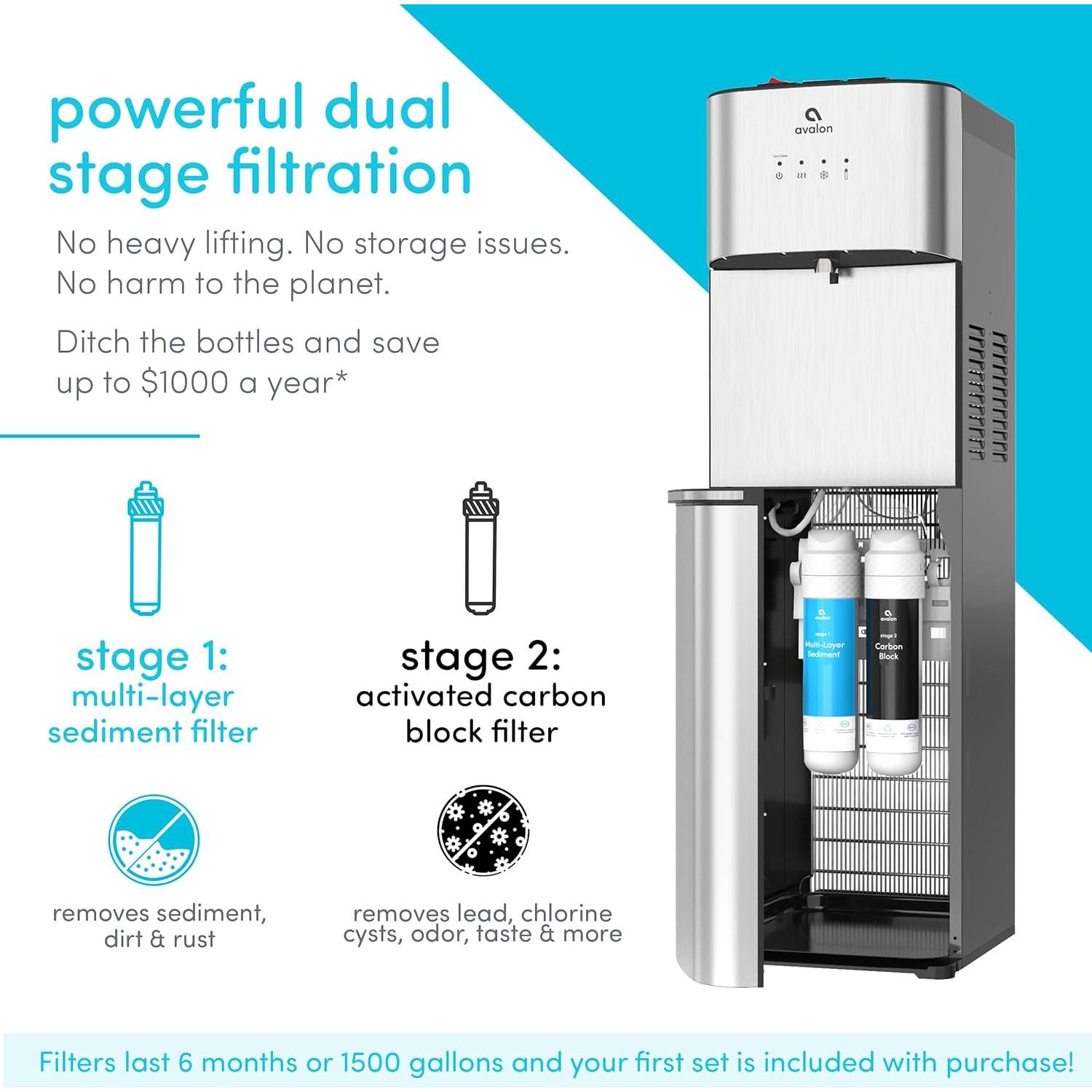 Dispensador de Agua Sin Botella Avalon A5BOTTLELESS - Acero Inoxidable
