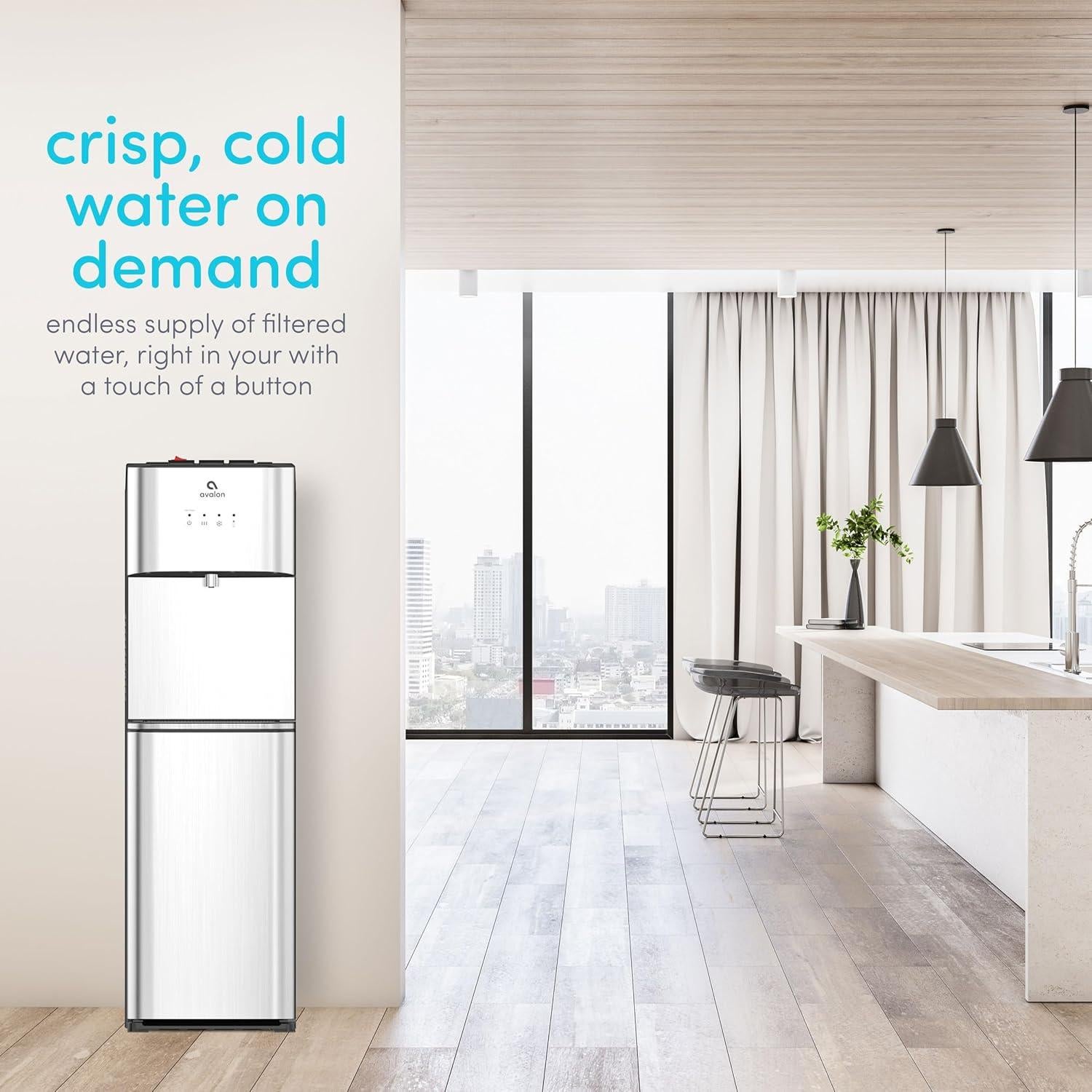 Dispensador de Agua Sin Botella Avalon A5BOTTLELESS - Acero Inoxidable