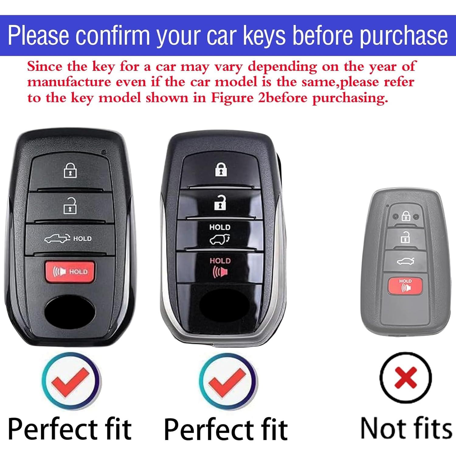 Funda de Llave Toyota TOGAFEY para Venza RAV4 Corolla 2019-2024