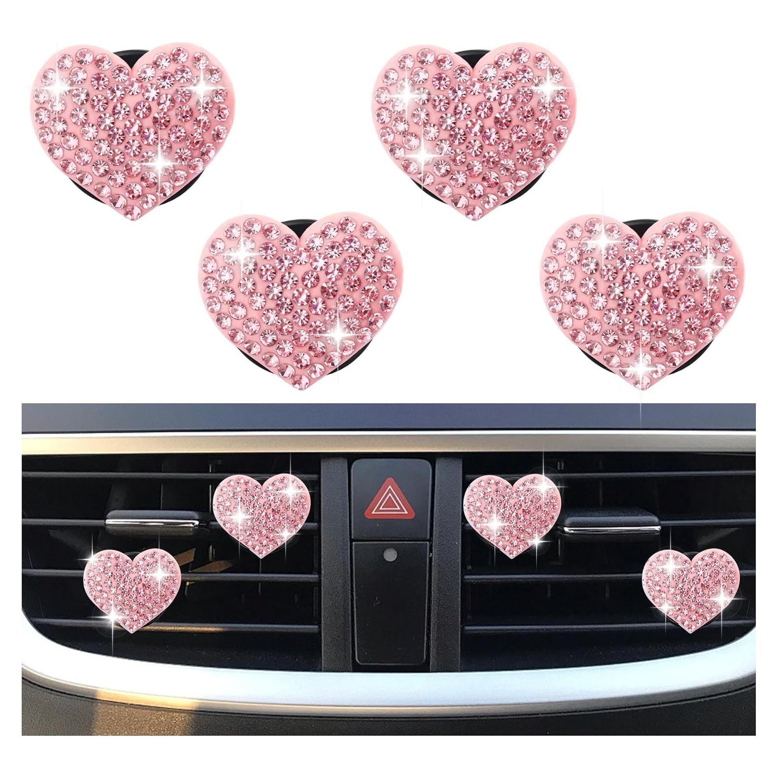 Clips de Ventilación para Auto Carleef 4 Piezas Rosa