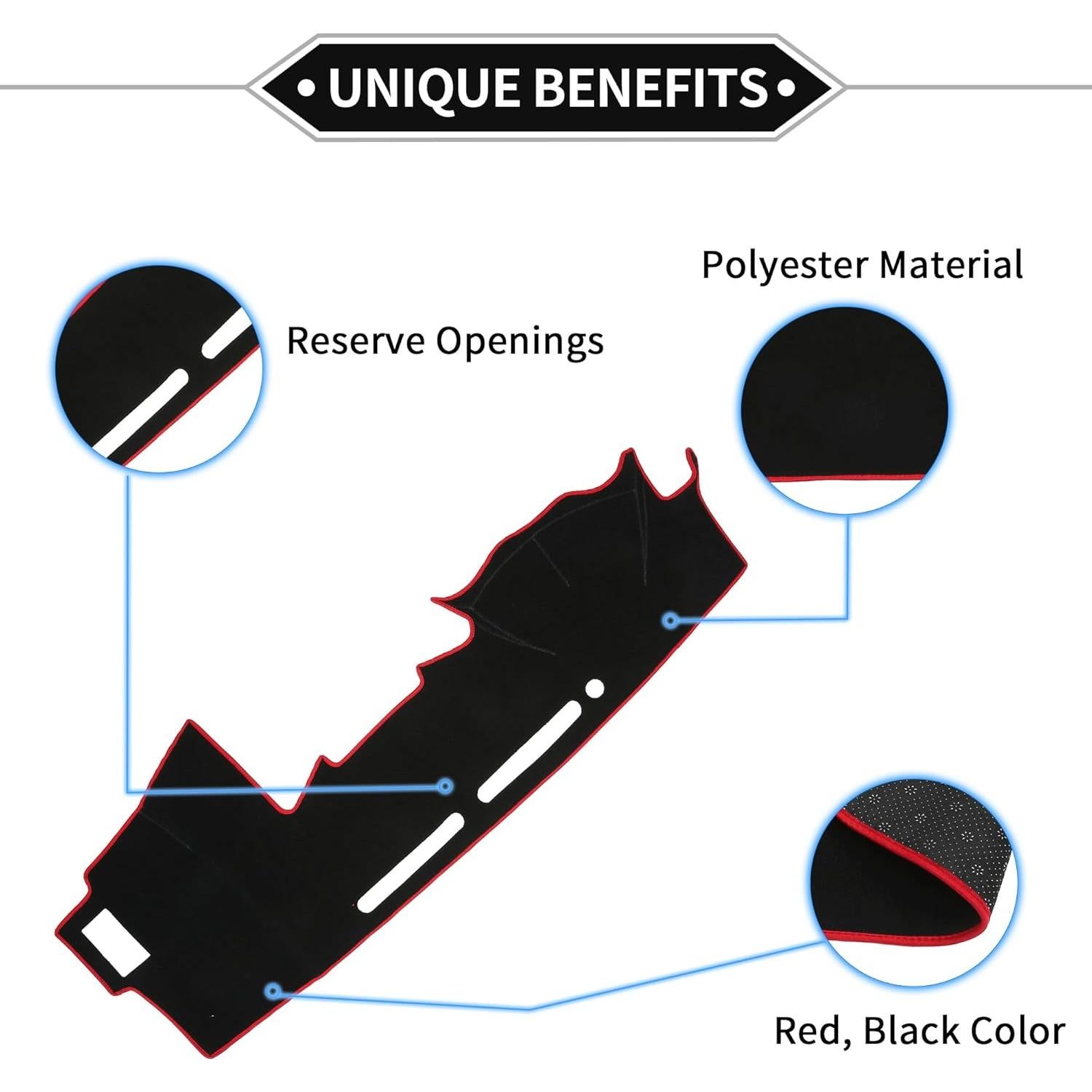 Cubierta de tablero VekAuto para Toyota Hilux 2005-2015