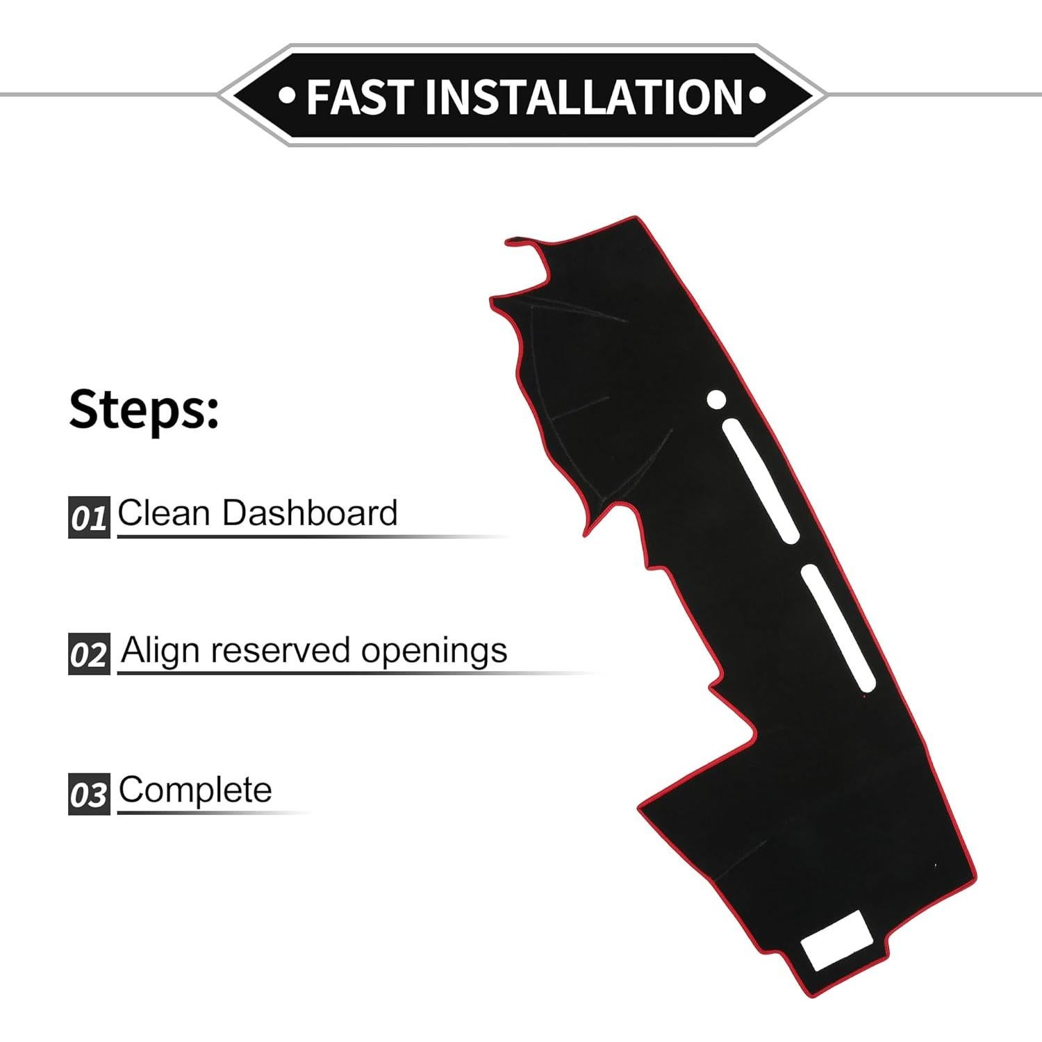 Cubierta de tablero VekAuto para Toyota Hilux 2005-2015