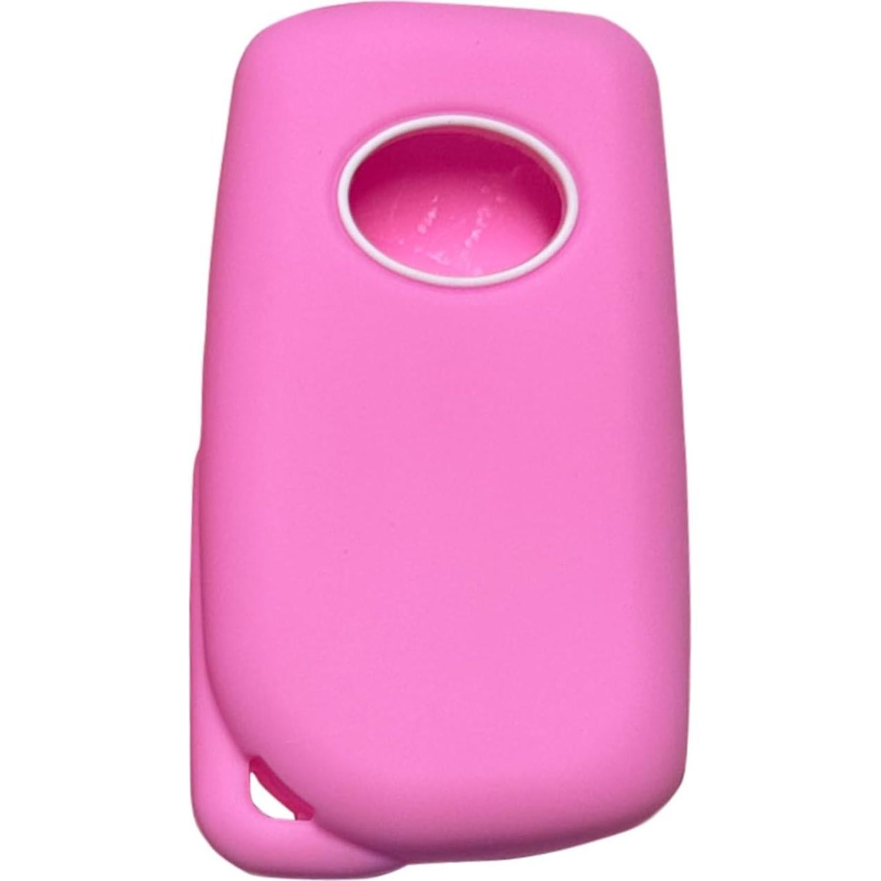 Funda de llavero Toyota Corolla 3 botones Silicona Rosa