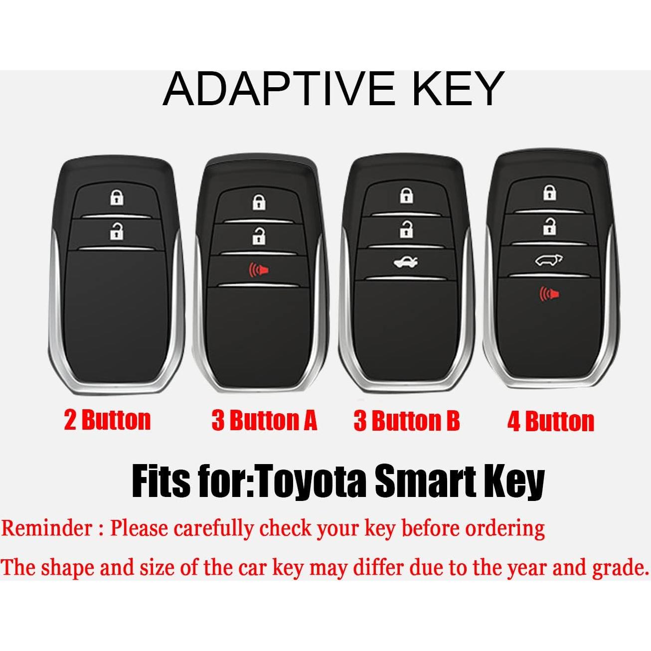 Funda de Llave HIBEYO 3 Botones para Toyota Camry RAV4