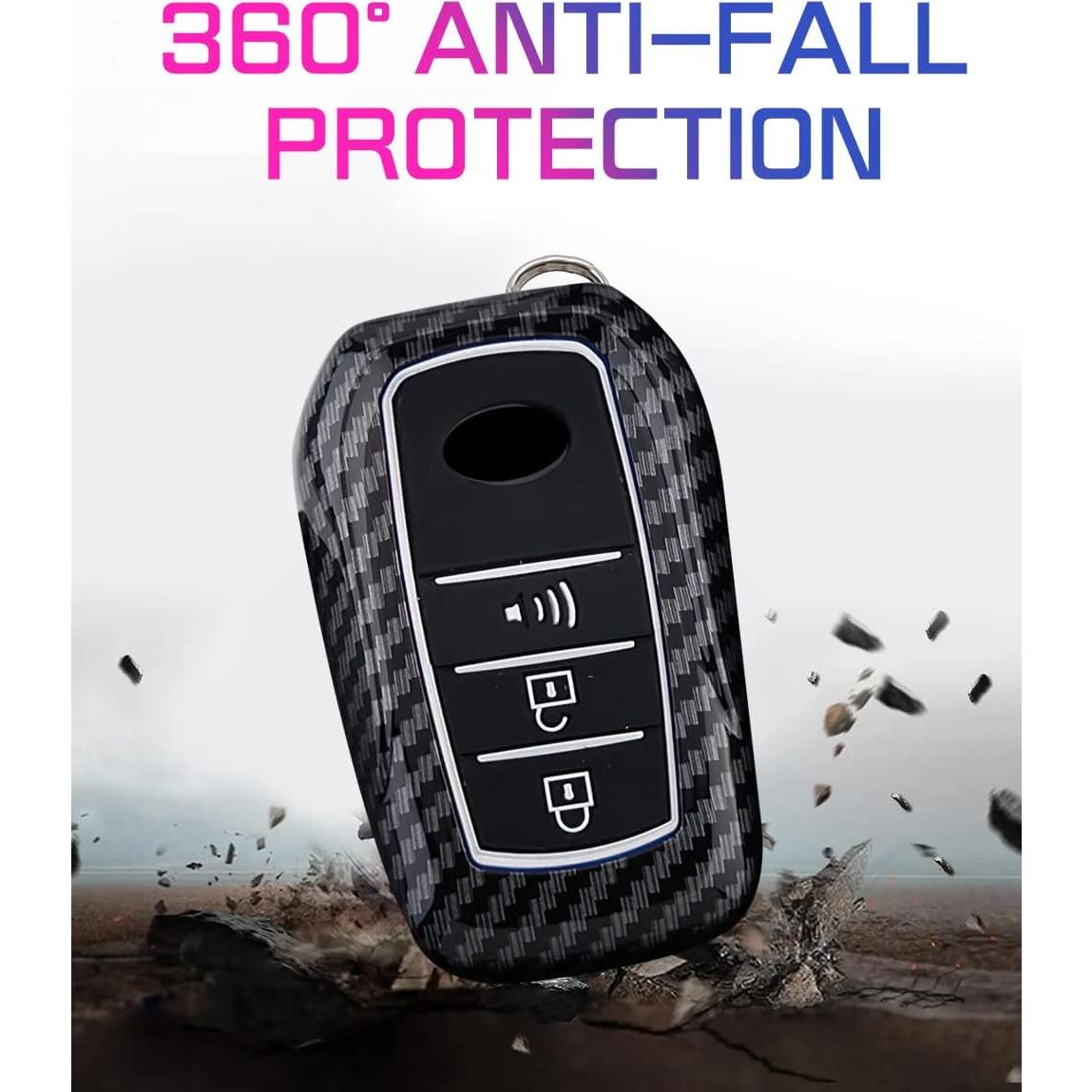 Funda de Llave HIBEYO 3 Botones para Toyota Camry RAV4