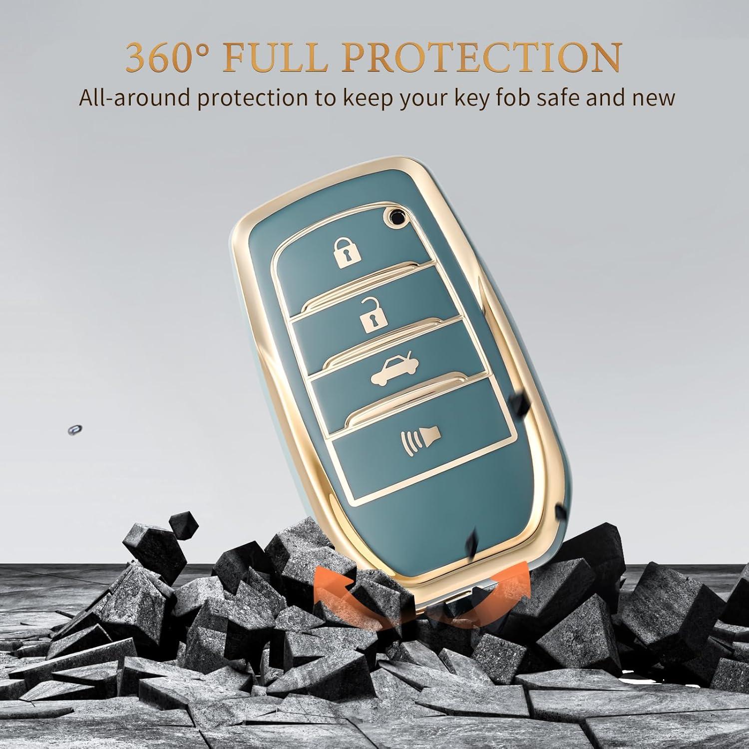 Funda de Llavero OFFCURVE para Toyota 2019-2023 Azul