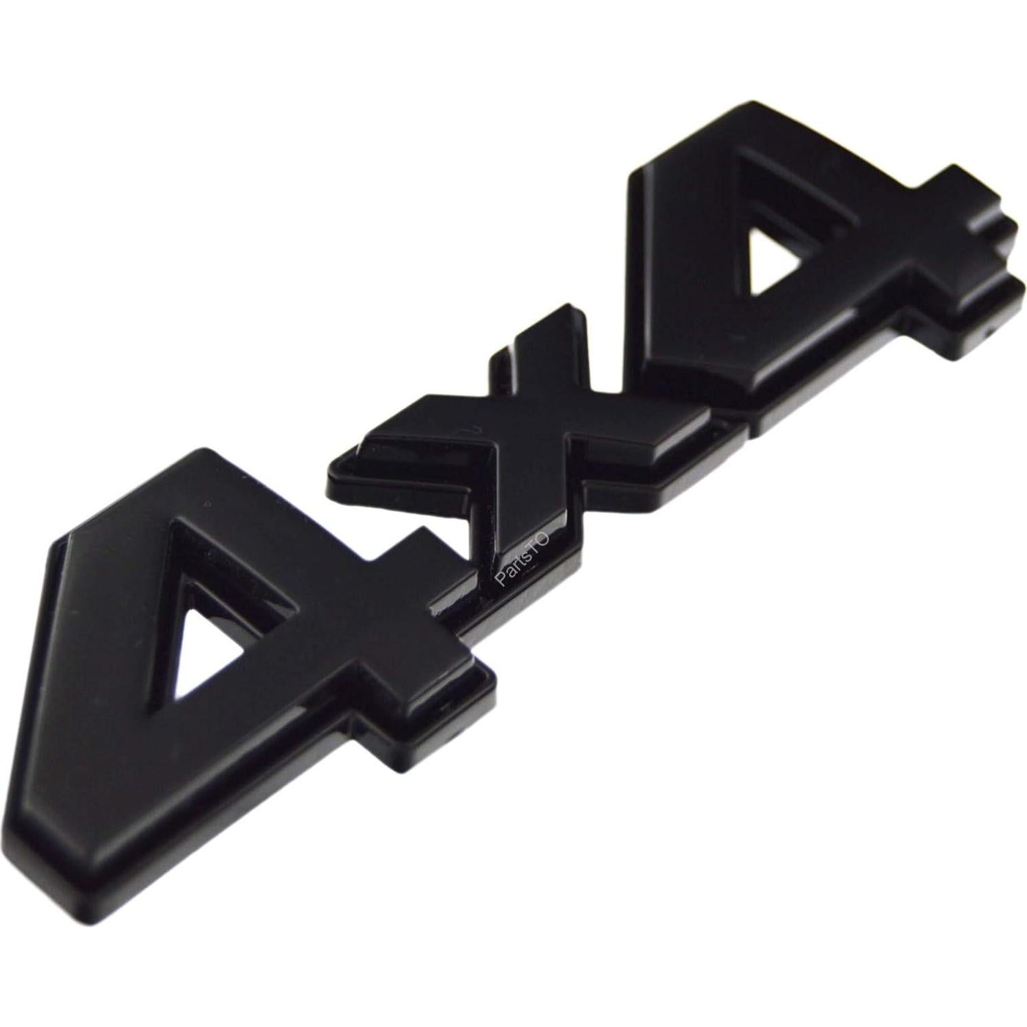 Emblema 4x4 PartsTo 3D Negro Brillante para Toyota