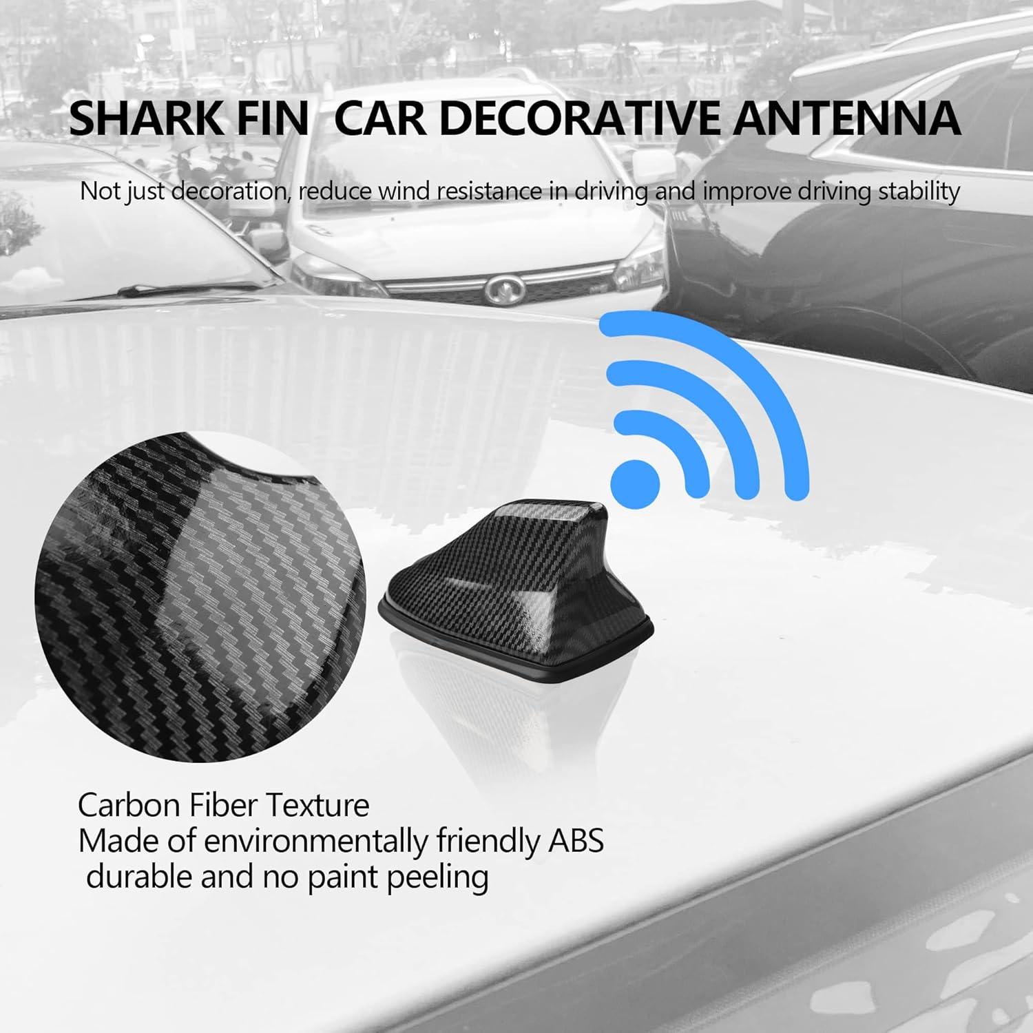 Cubierta de Antena de Aleta de Tiburón Figpade Fibra de Carbono