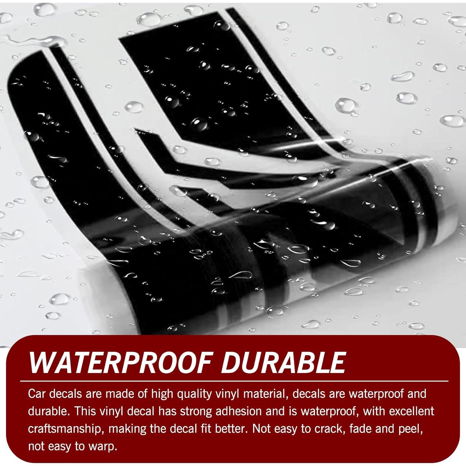 Calcomanías Largas para Auto Nowkont 2 PCS Blancas 11.48x225.12 cm