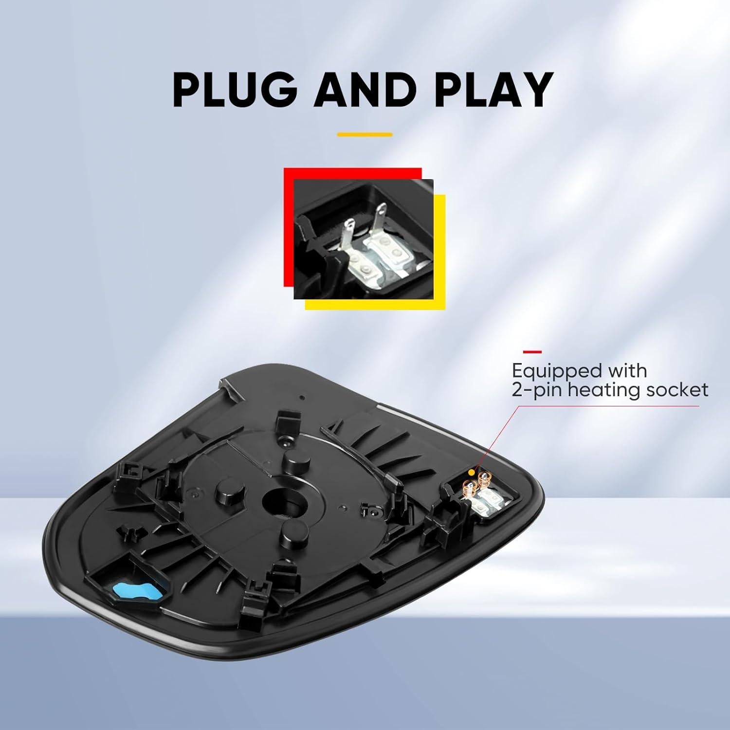 Espejo Lateral Derecho Calefaccionado Oleycaw Toyota Tacoma 2015-2019