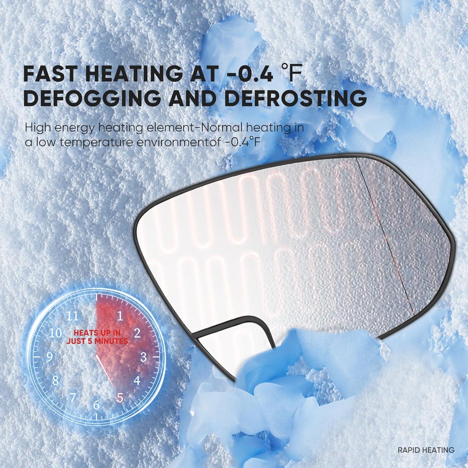 Espejo Lateral Derecho Calefaccionado Oleycaw Toyota Tacoma 2015-2019