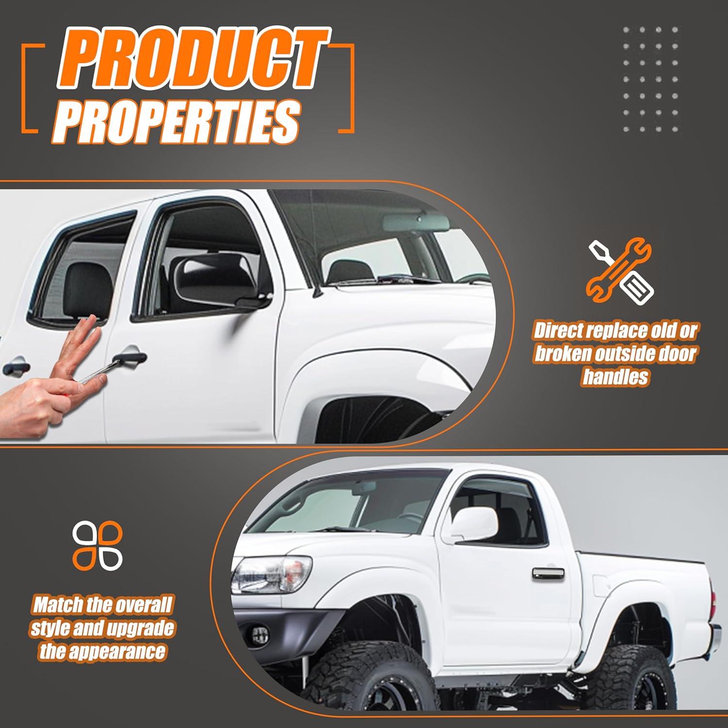 Manijas de Puerta Exterior ECOTRIC para Toyota Tacoma y Hilux