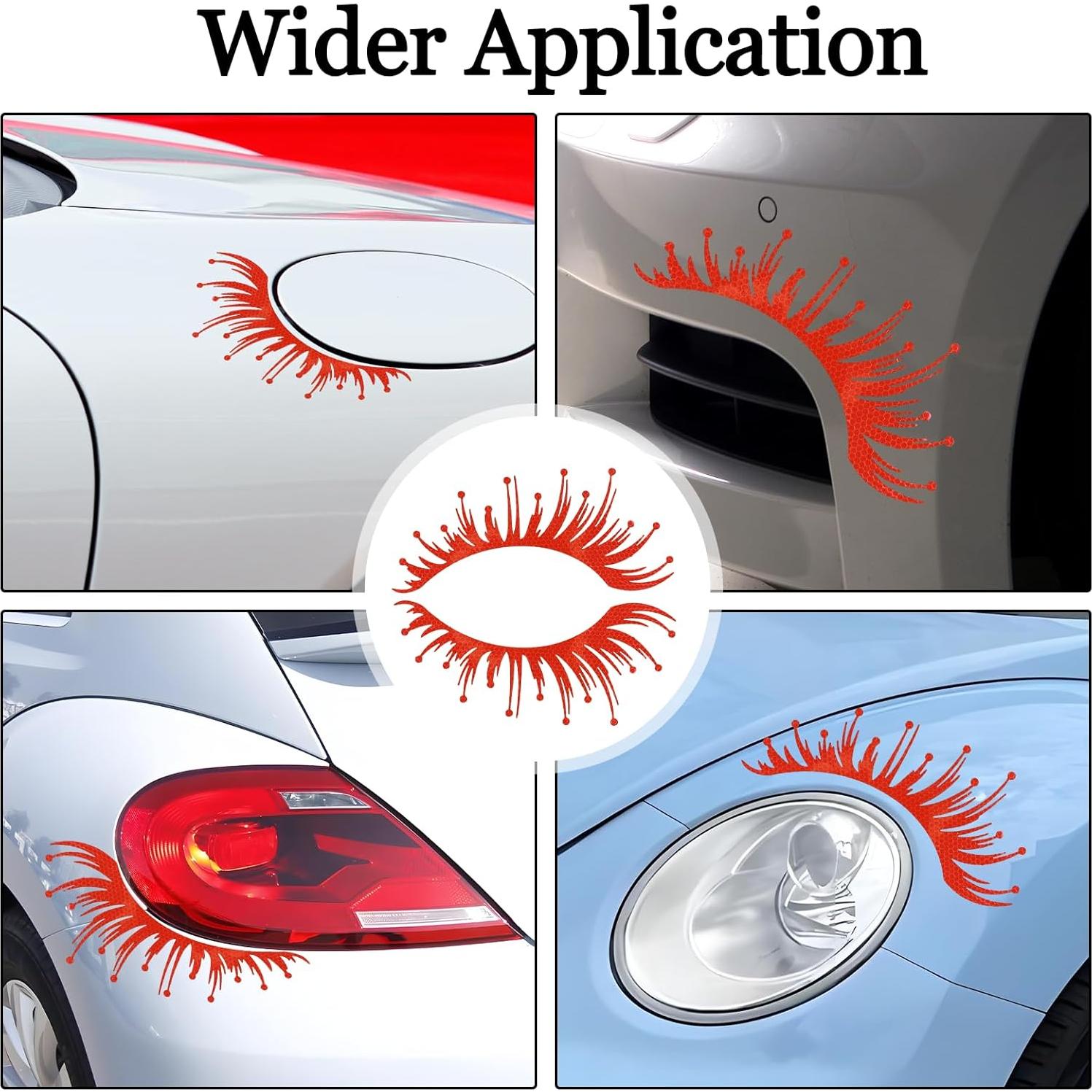 Calcomanías Reflectantes para Faros de Coche Wuyaoyao - 2 Pcs