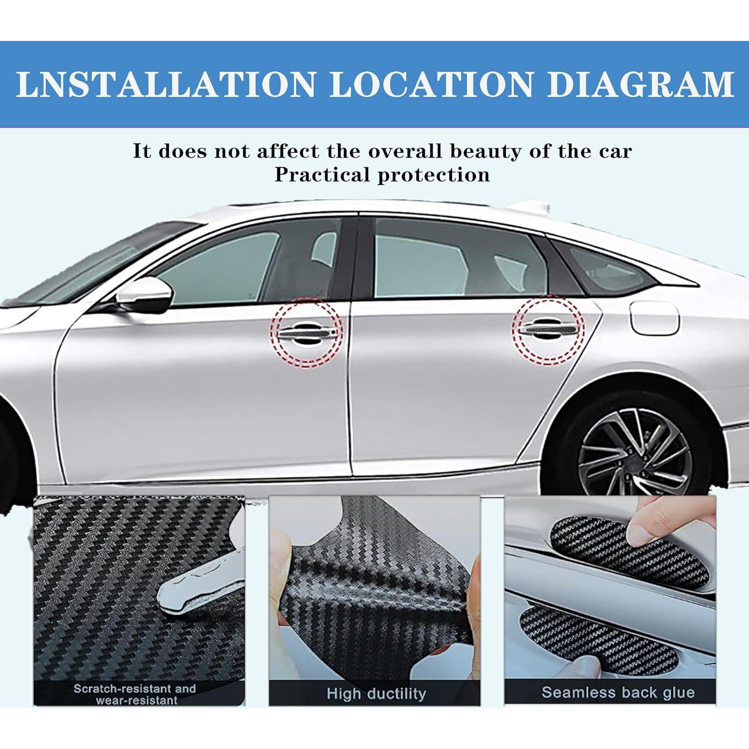 Calcomanías de Protección para Manija de Puerta Damwot 8 Piezas