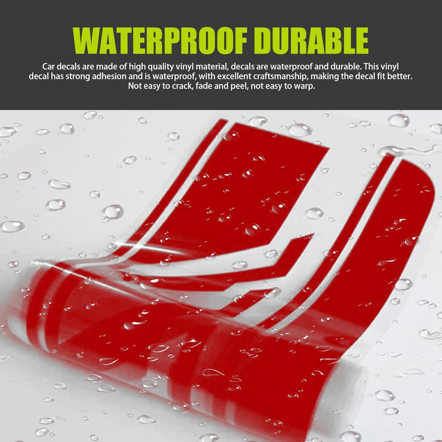 Calcomanías Lateral Coche 2 PCS awlbed Rojo 225x11.5 cm