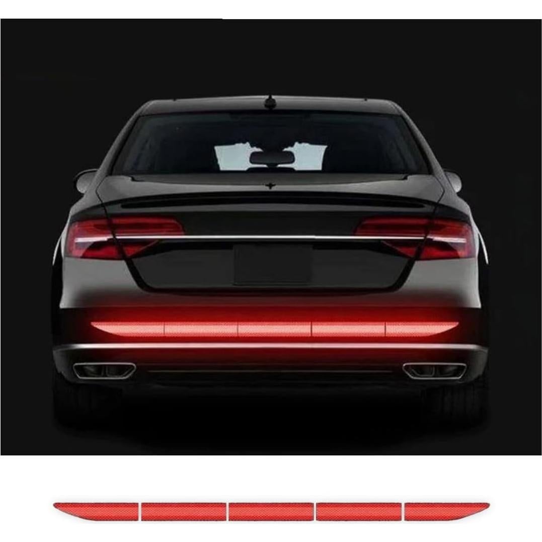 Calcomanía Reflectante Blilo para Maletero Auto Rojo 88,9 cm