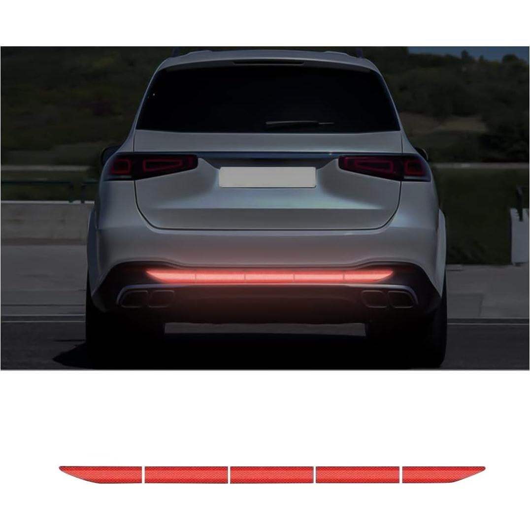 Calcomanía Reflectante Blilo para Maletero Auto Rojo 88,9 cm