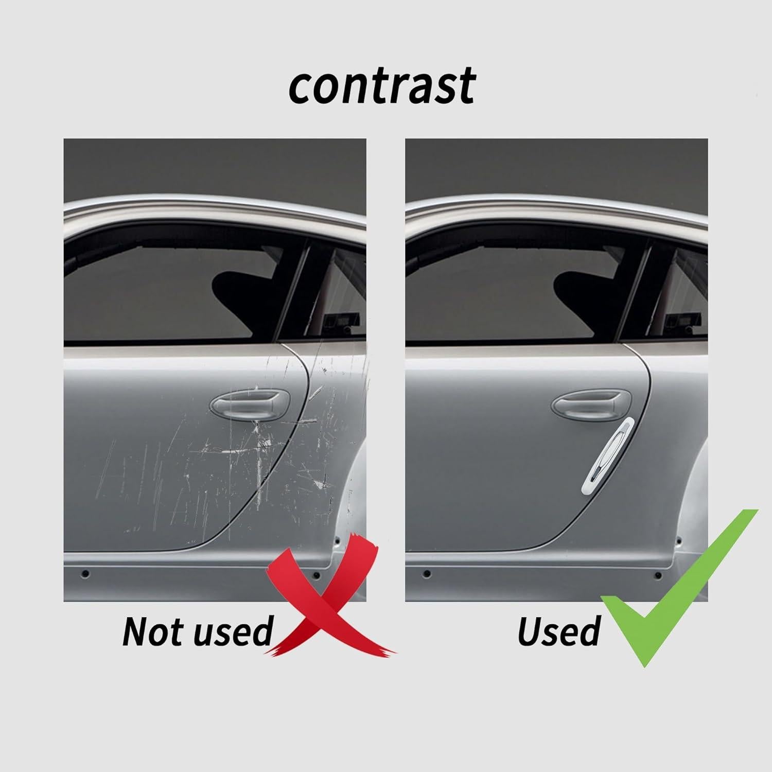 4 Protectores de Bordes de Puerta Carleef Blanco Universal