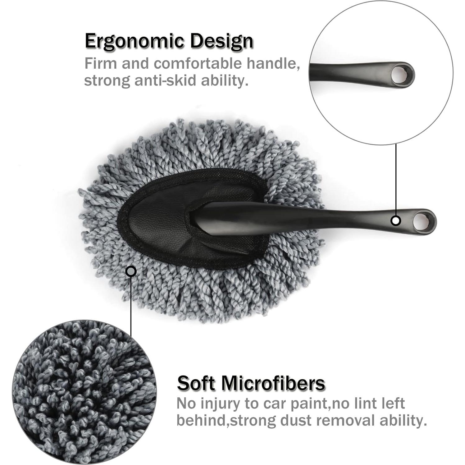 Cepillo de Microfibra Amiss 2 Pack para Limpiar Coche 33,78 cm