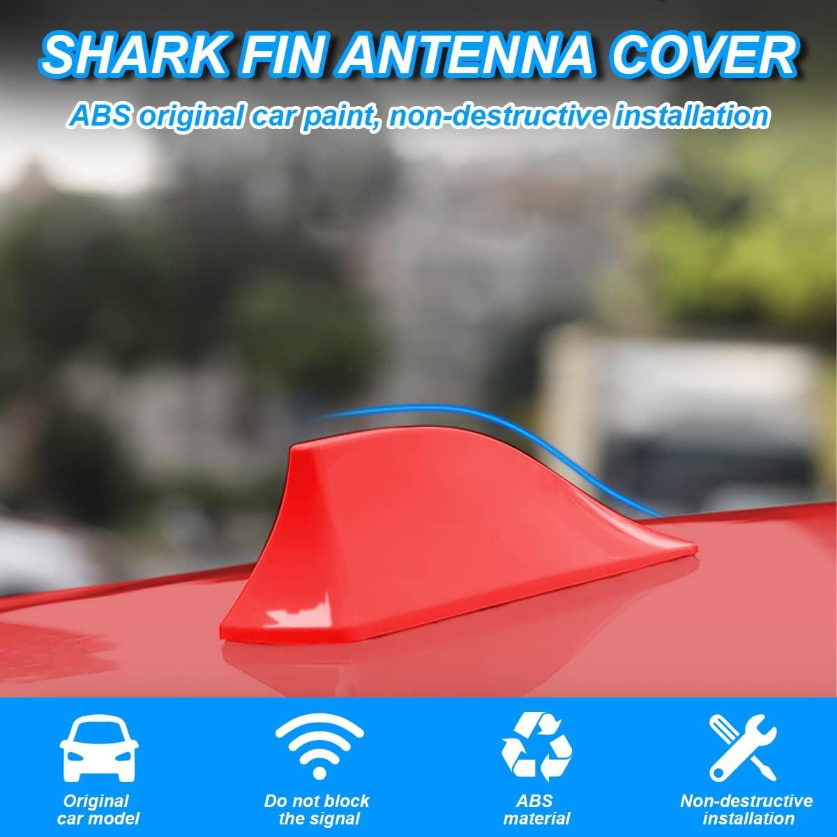 Cubierta de Antena de Aleta de Tiburón Moly Magnolia Rojo