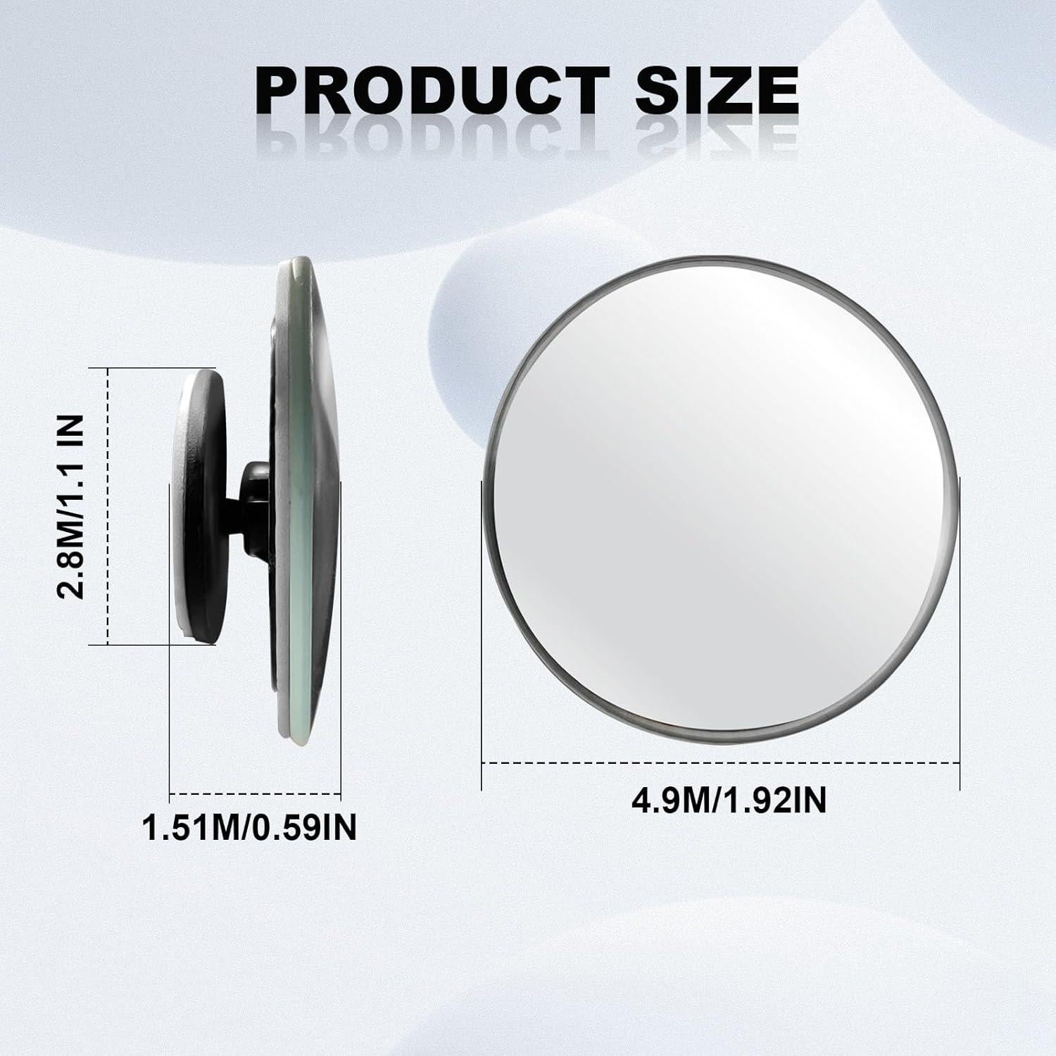 Espejos de Punto Ciego CmeRto 5,08 cm Ajustables 360°