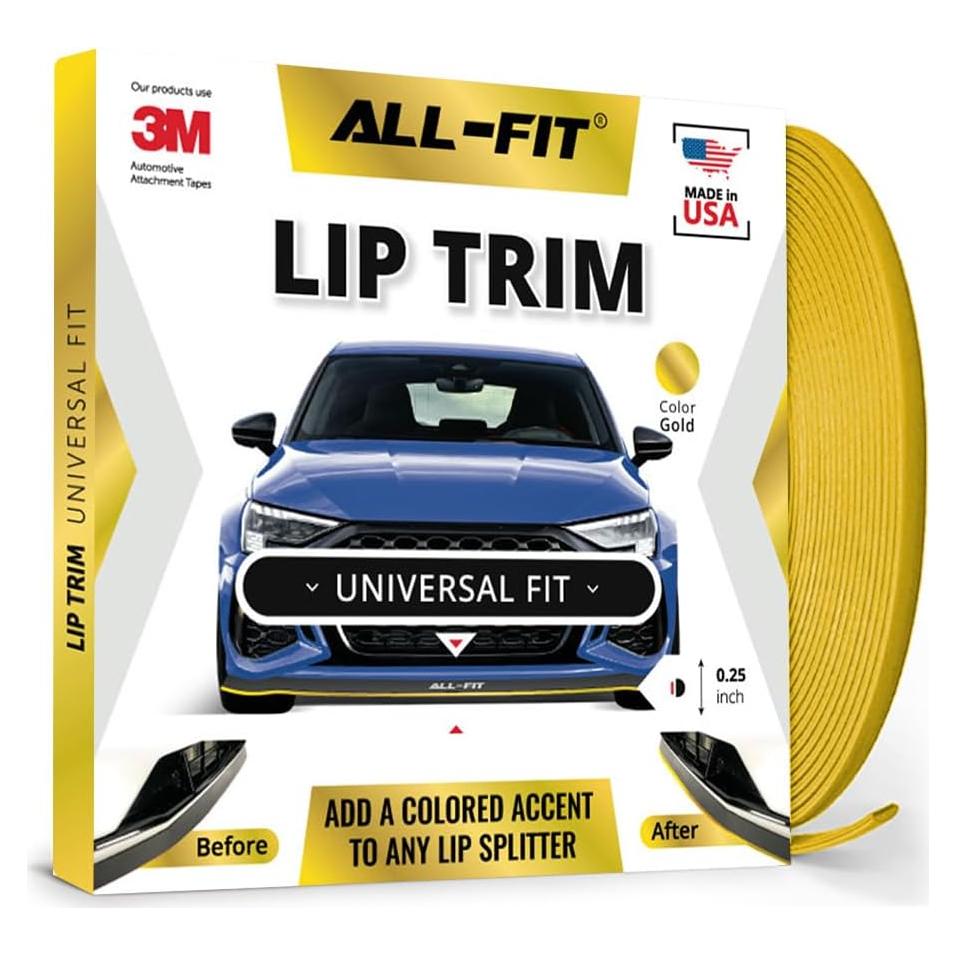 Moldura Universal All-Fit Automotive 10 pies Dorado