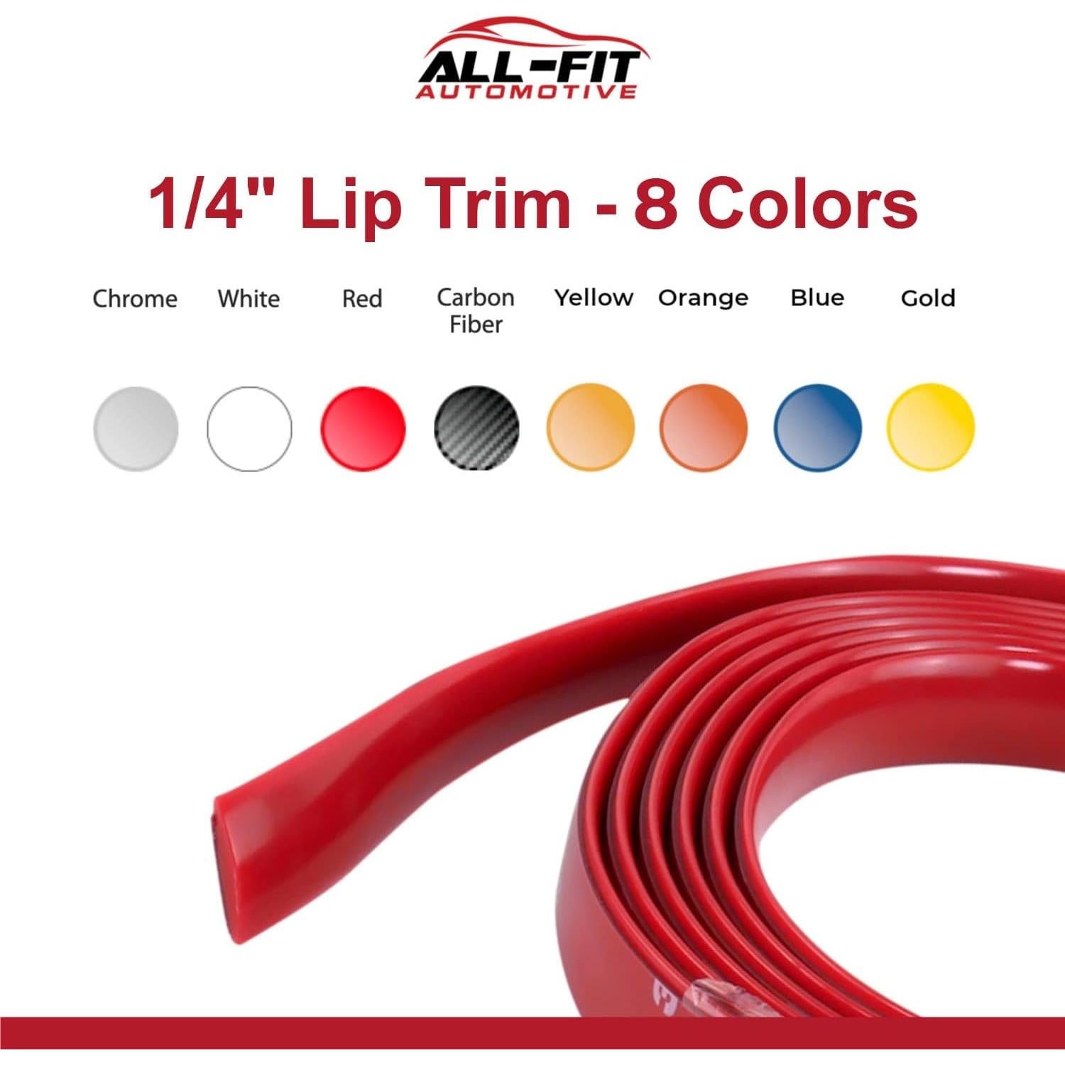 Moldura Universal All-Fit Automotive 10 pies Dorado