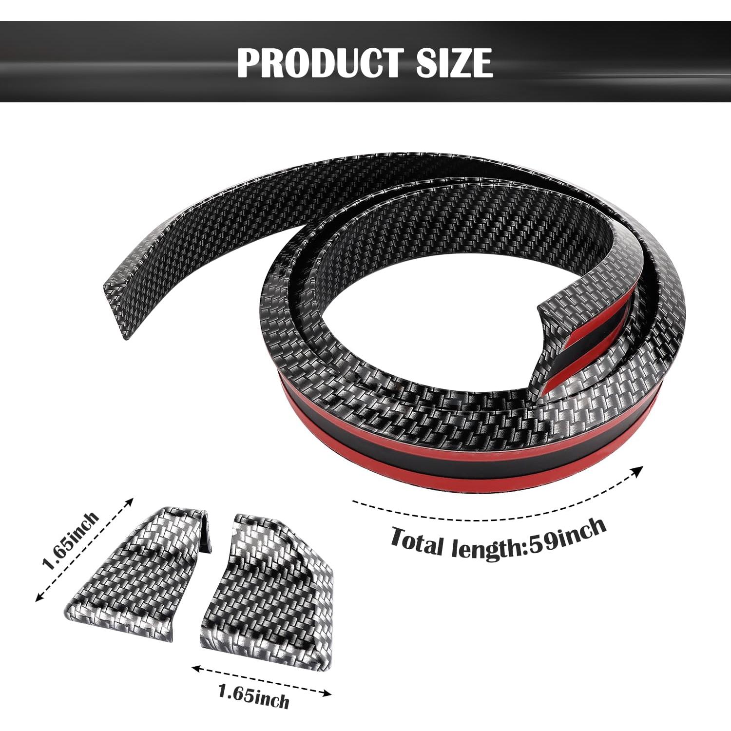 Alerón trasero universal Carleef 1.5m fibra de carbono