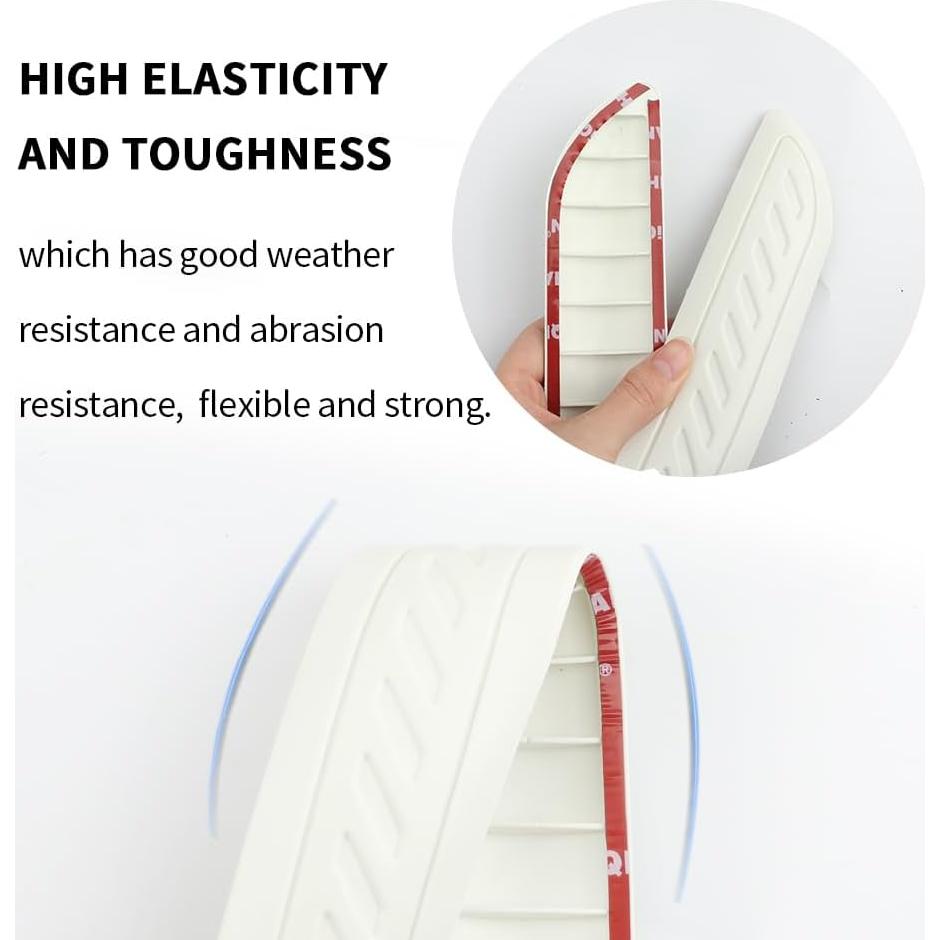 Protector de Parachoques Carleef Universal Blanco 40x5 cm